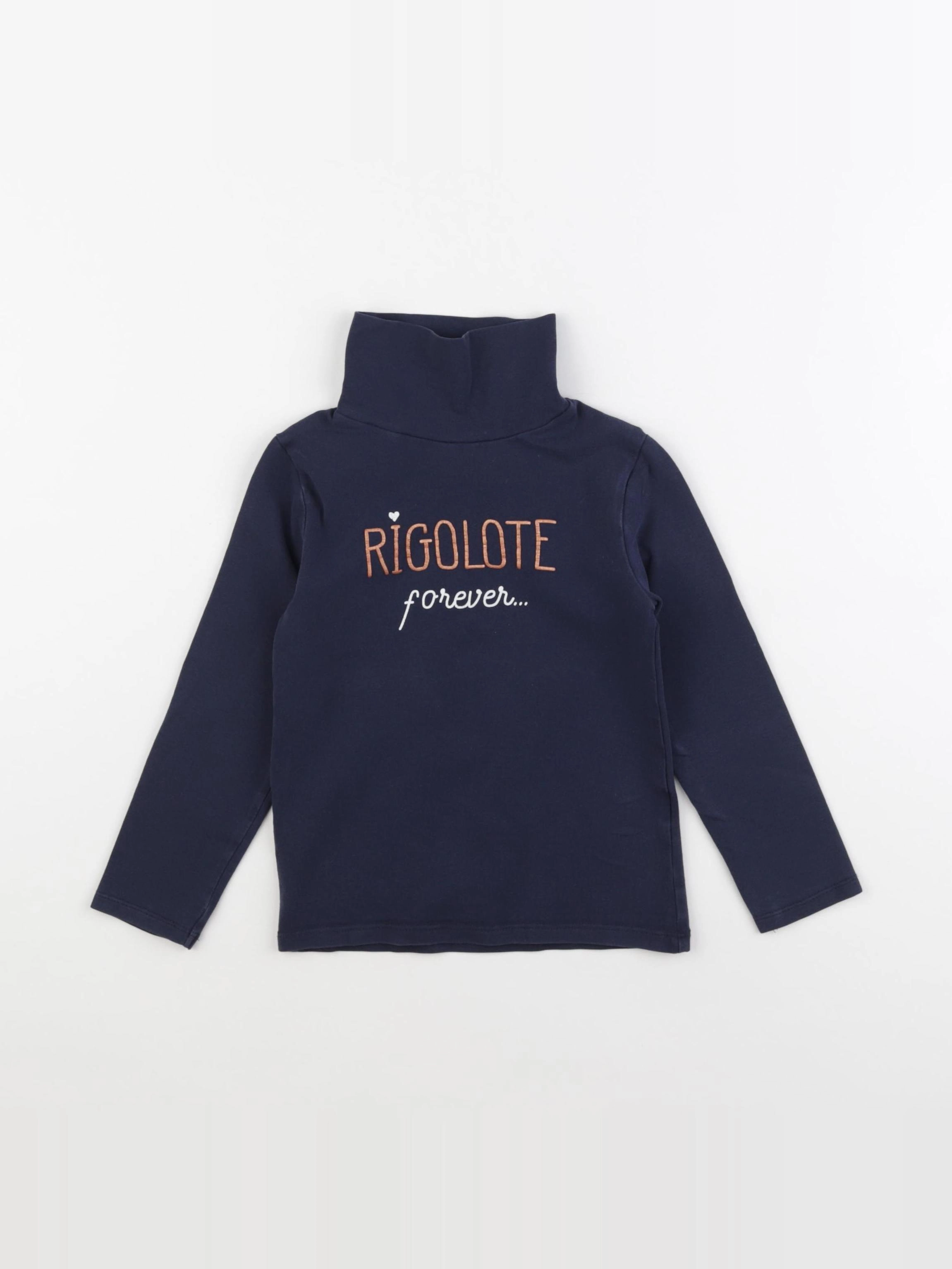Vertbaudet - sous-pull bleu - 4 ans