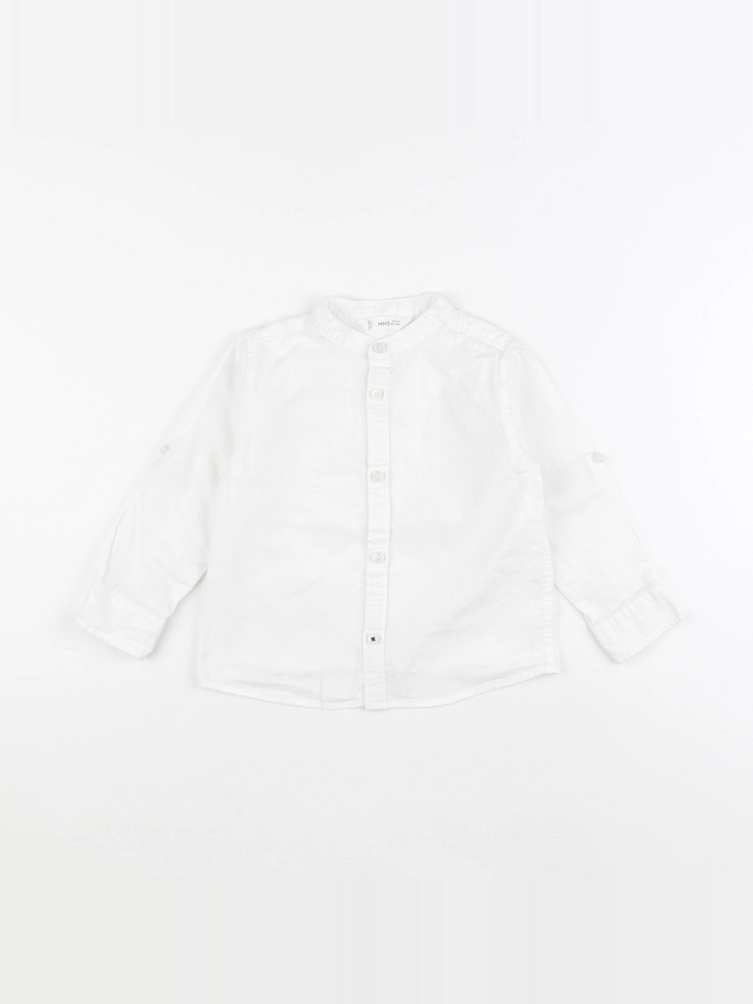 Mango - chemise blanc - 18/24 mois