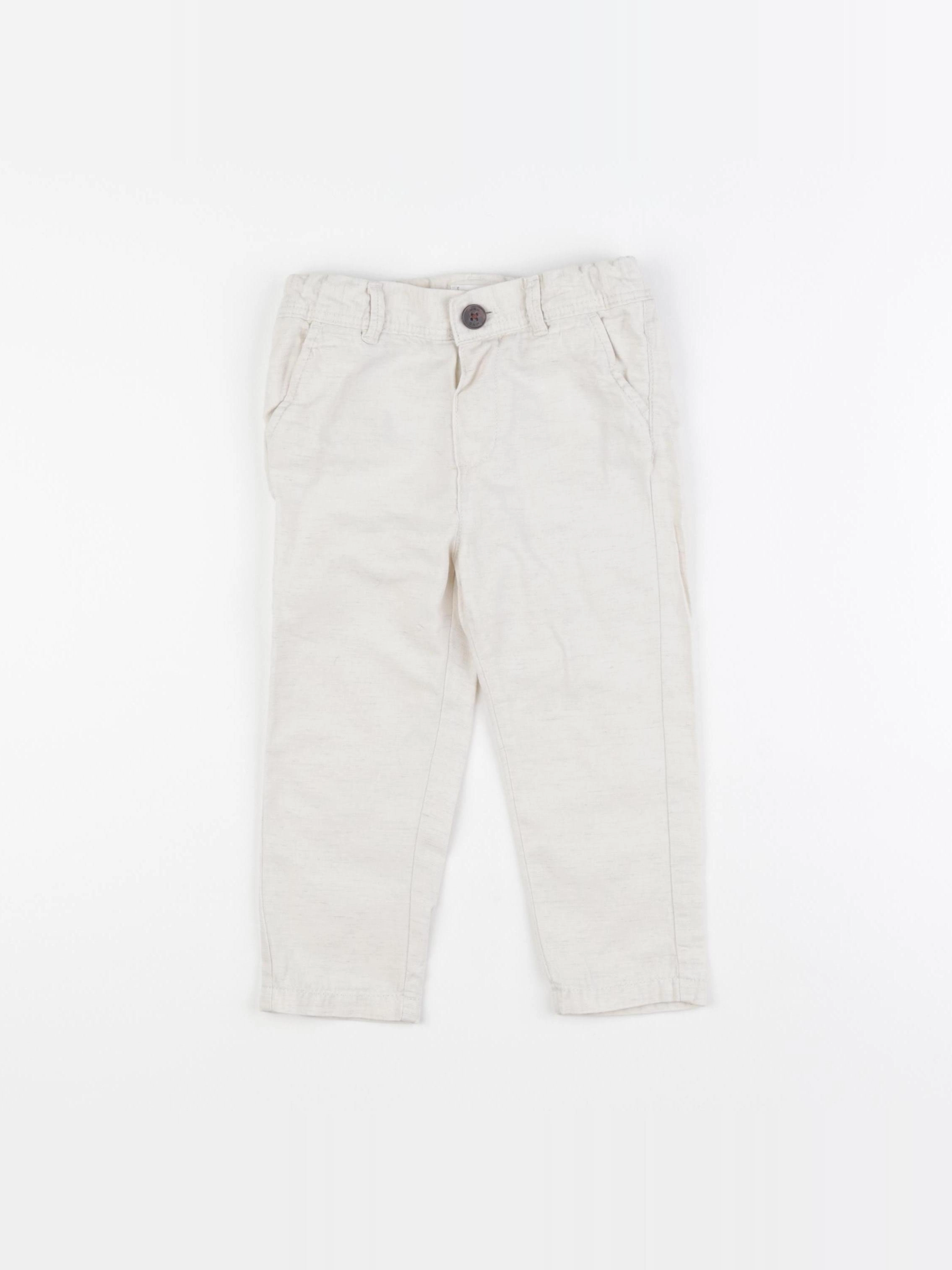 Mango - pantalon beige - 18/24 mois