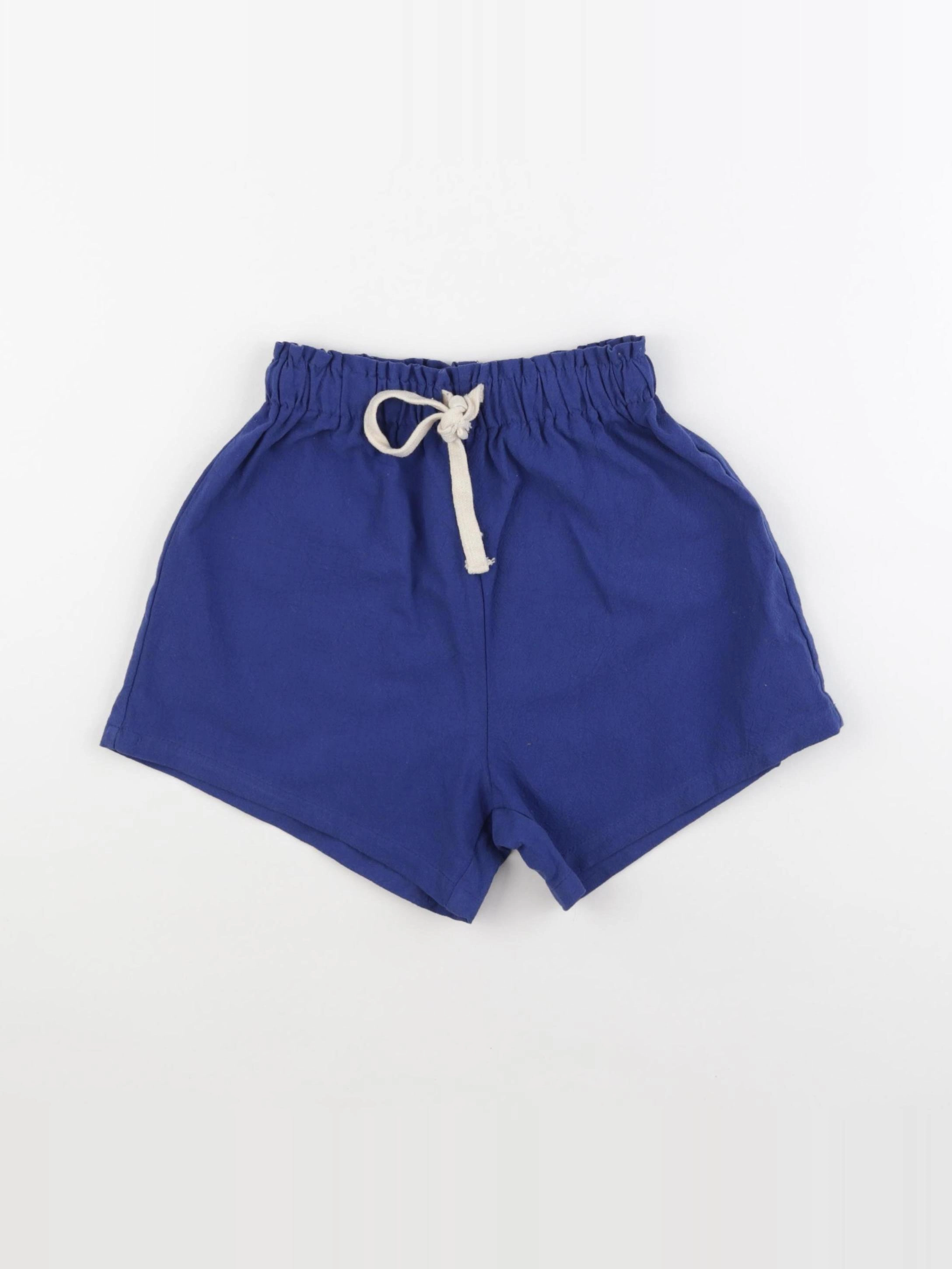 Gamin gamine - short bleu - 7/8 ans