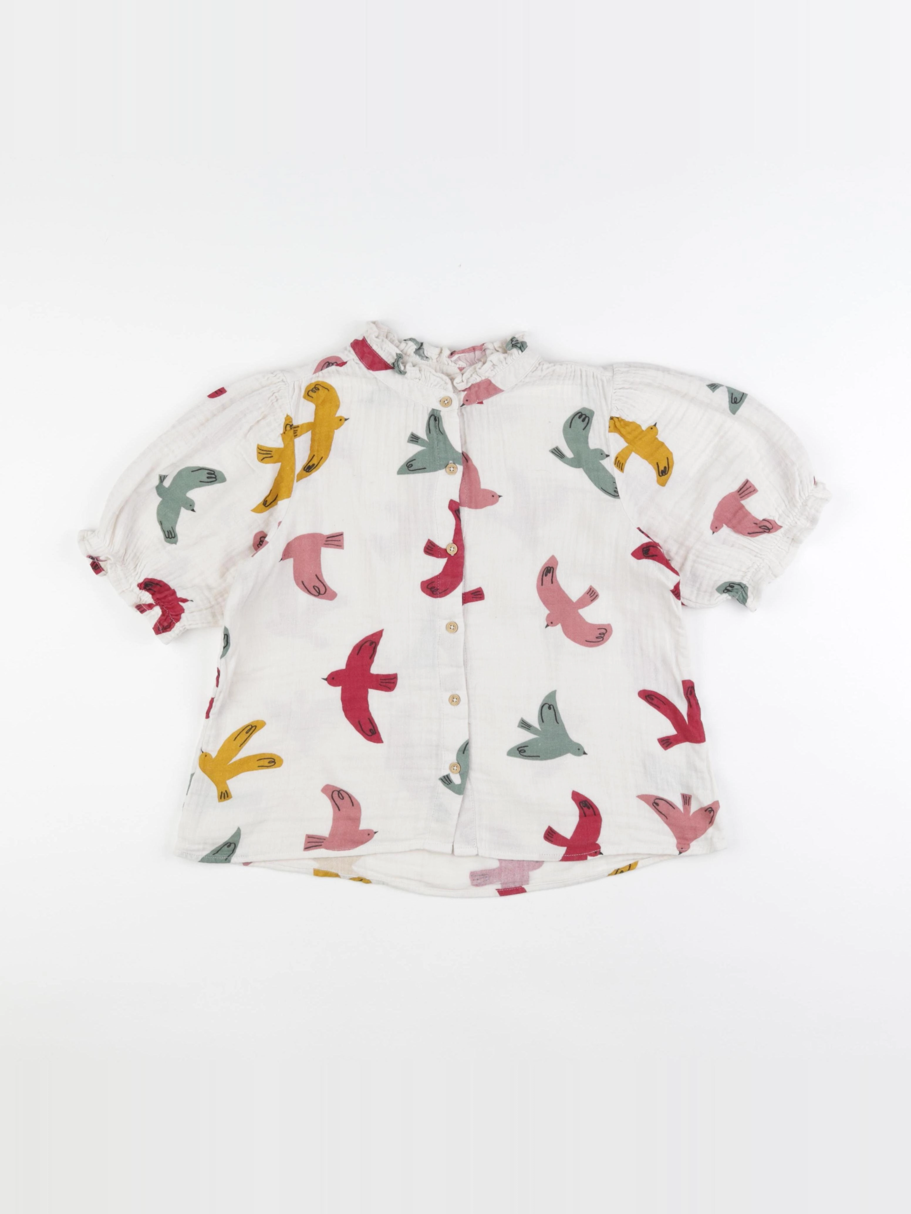 Monoprix - blouse beige - 10 ans