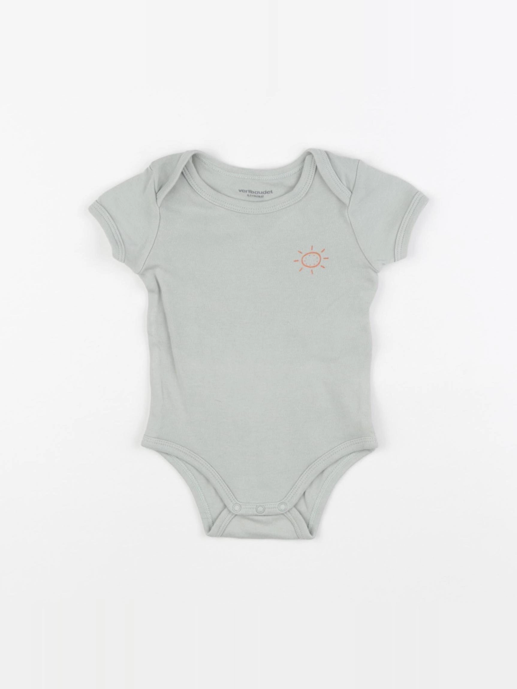Vertbaudet - body vert - 6 mois