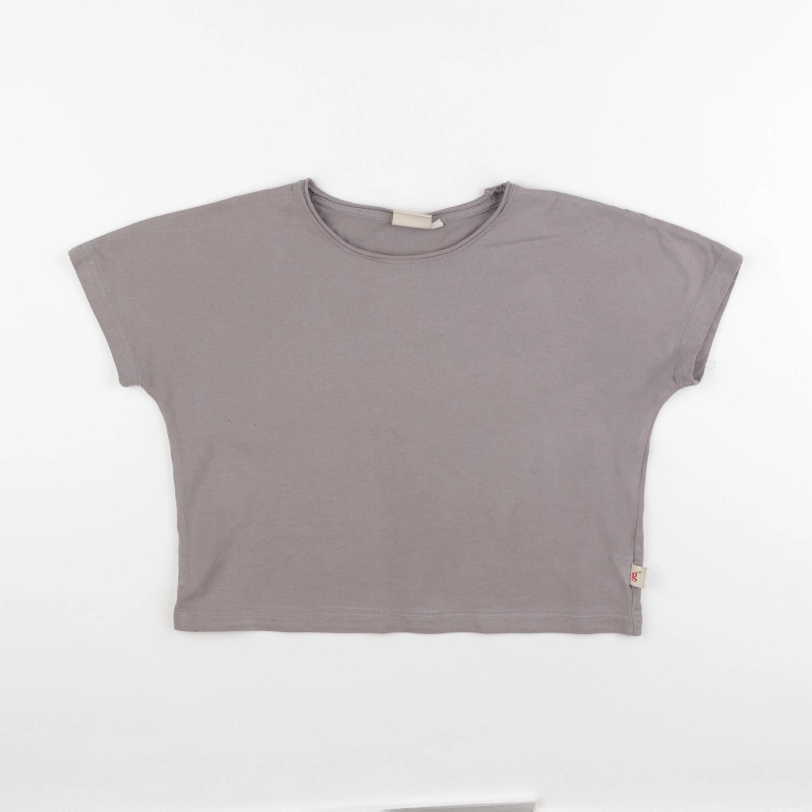 Gamin gamine - tee-shirt gris - 5/6 ans
