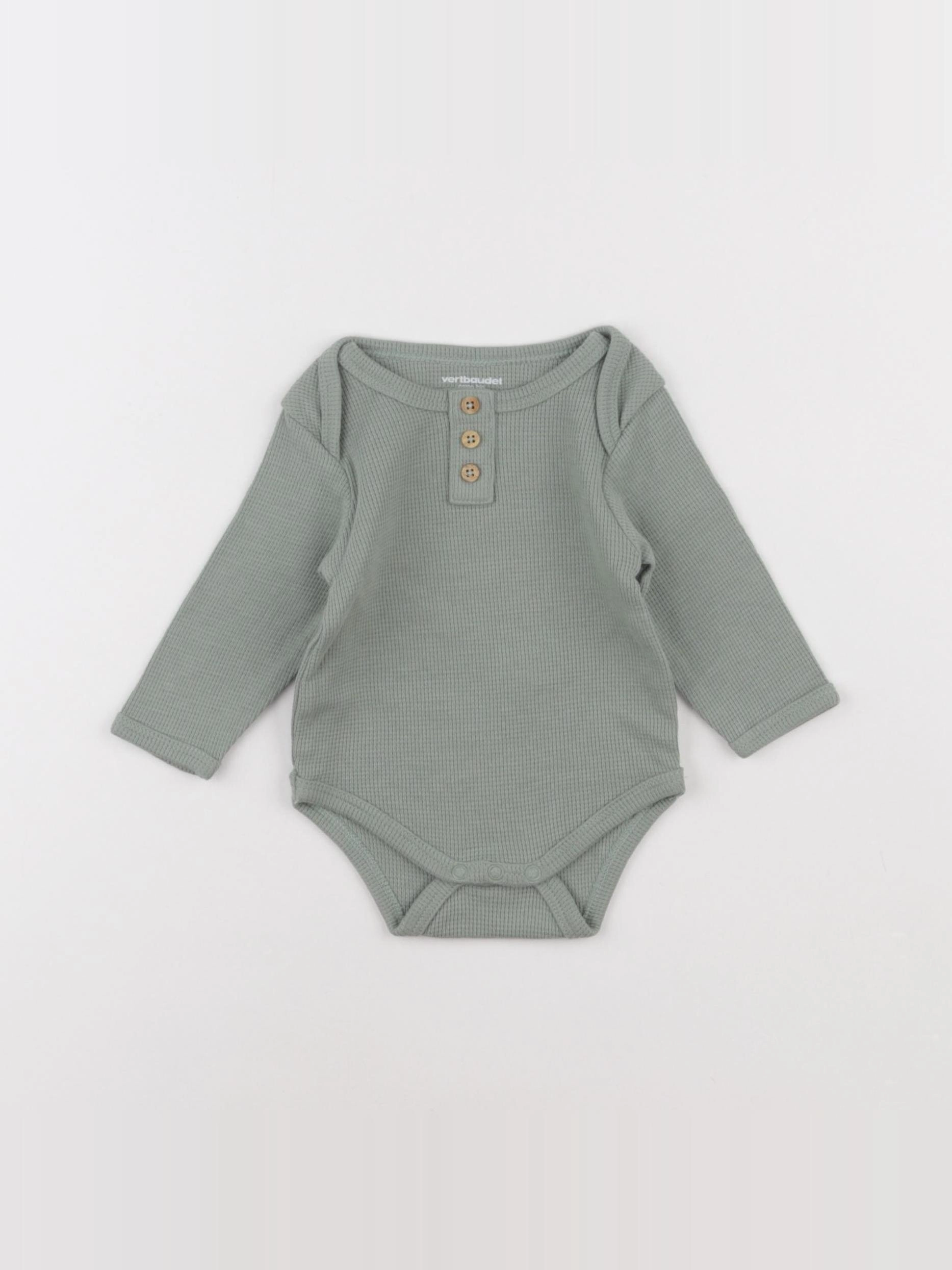Vertbaudet - body vert - 3 mois