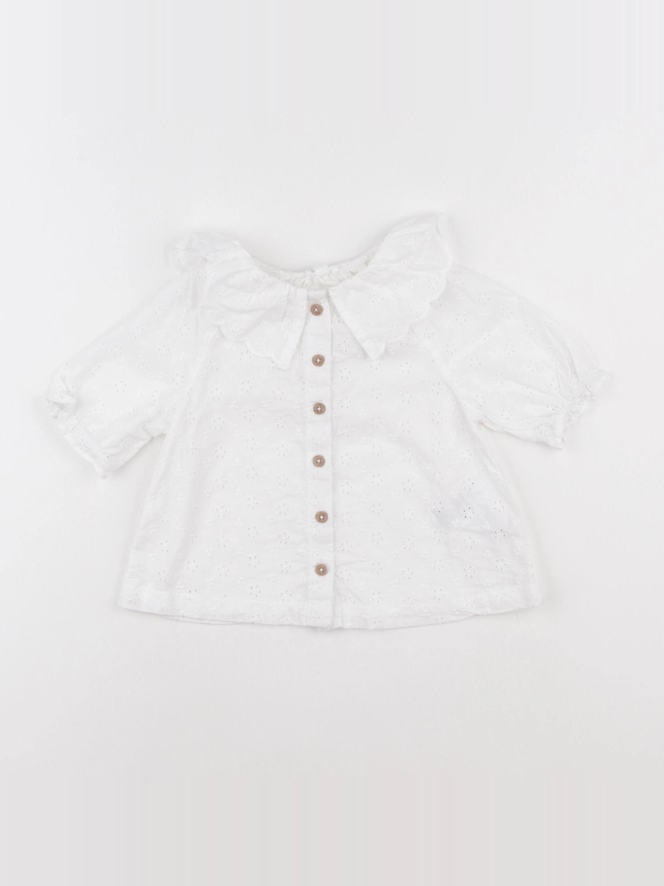 Vertbaudet - blouse blanc - 3 ans
