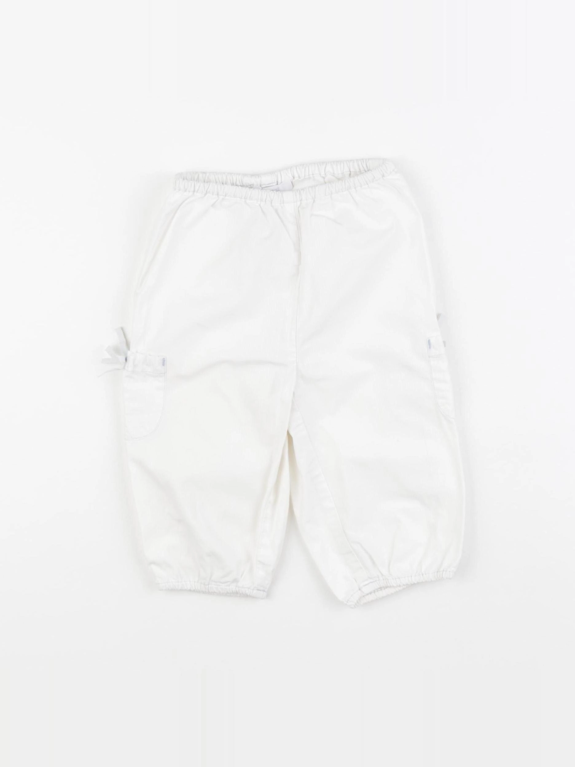 Jacadi - pantalon blanc - 12 mois