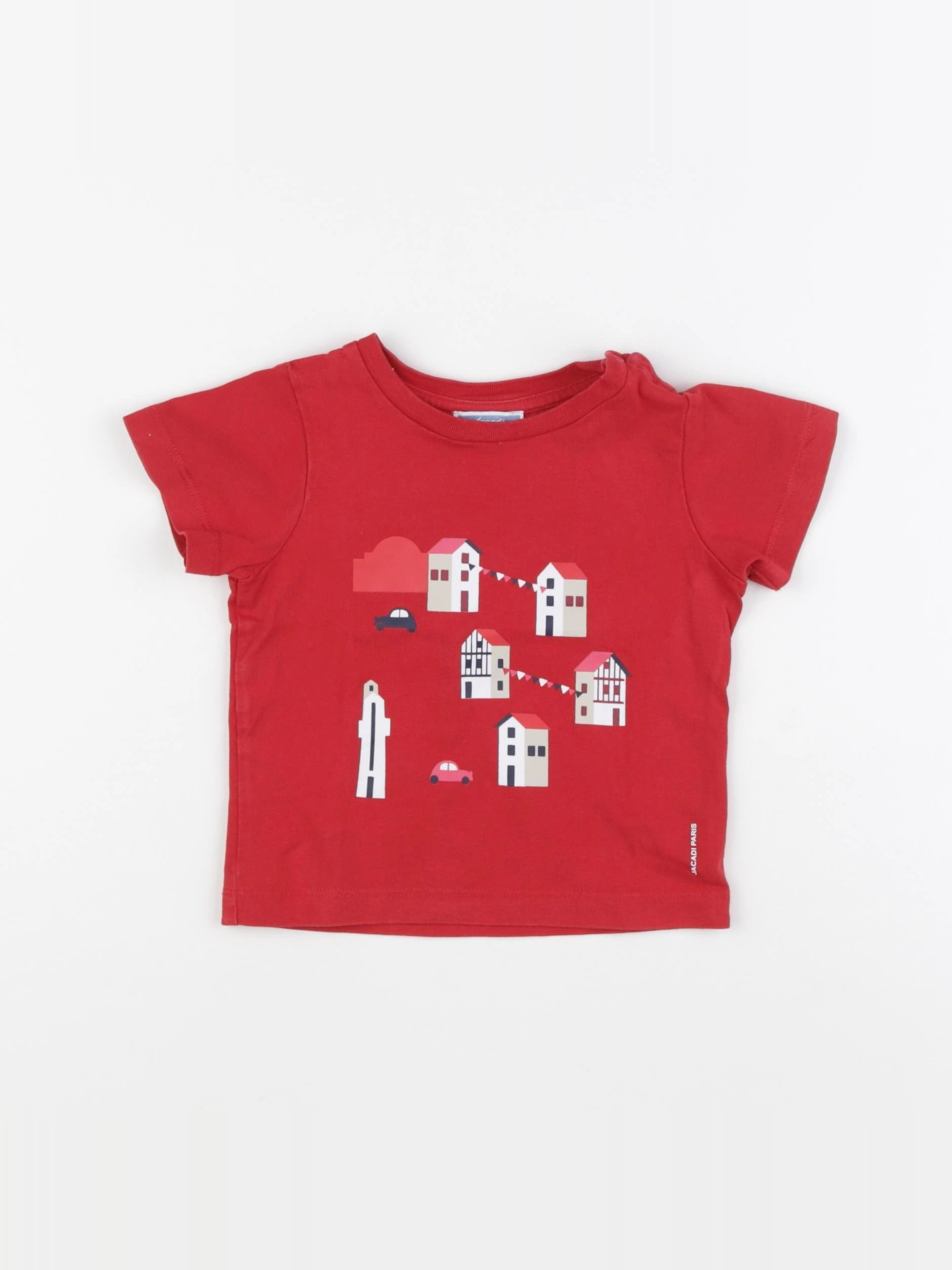 Jacadi - tee-shirt rouge - 18 mois