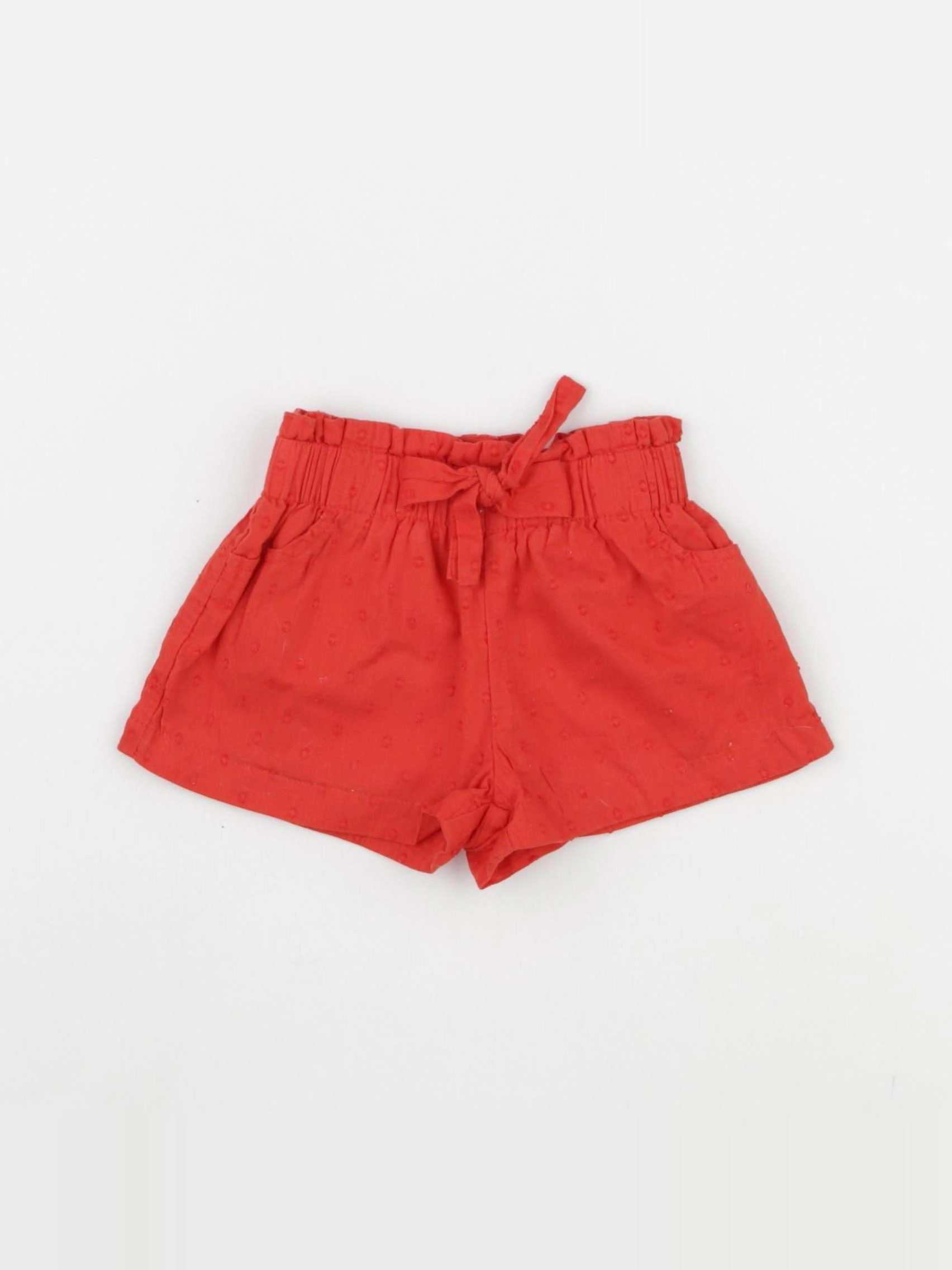 Tape à l'oeil - short rouge - 6 mois