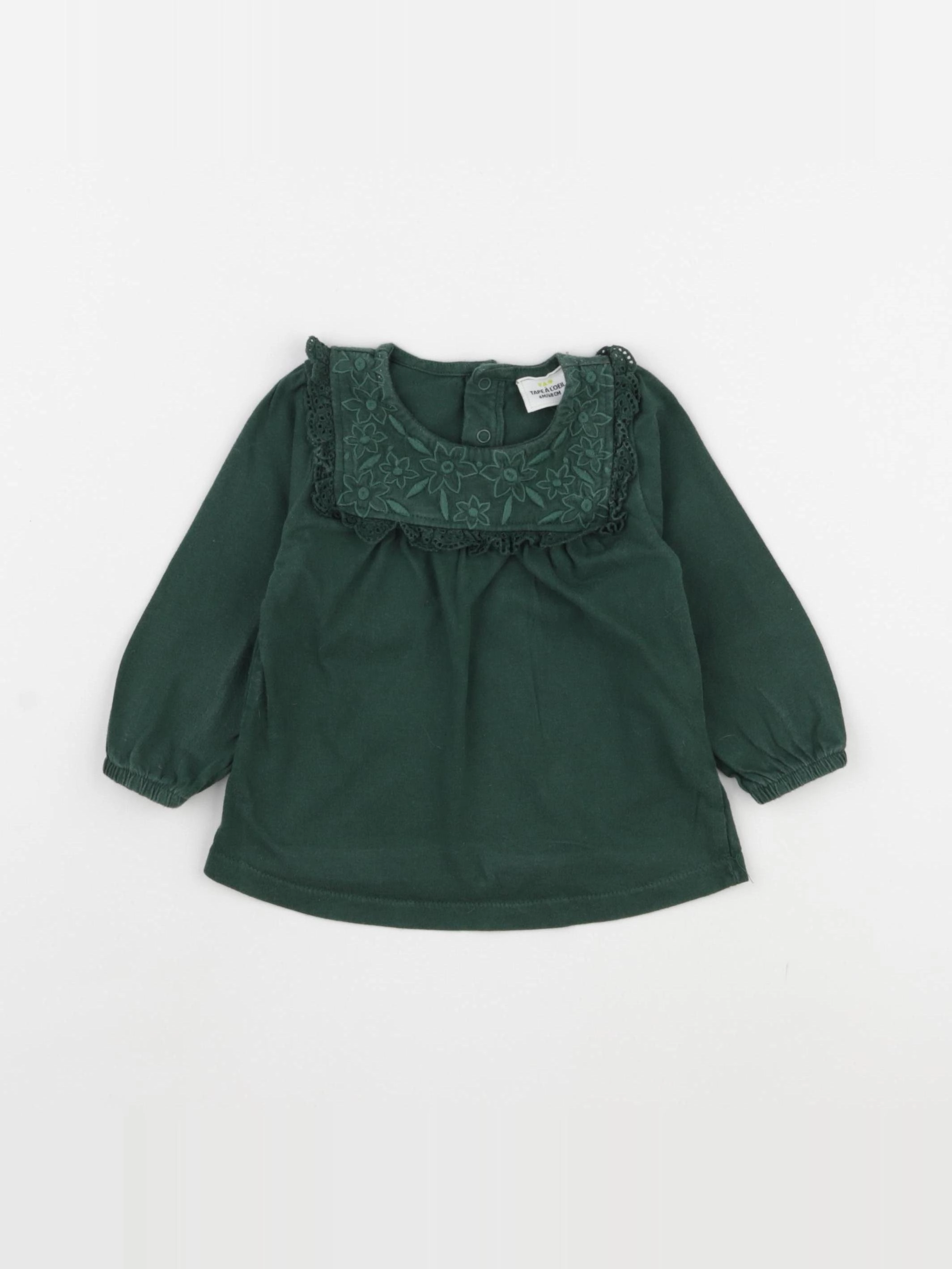 Tape à l'oeil - tee-shirt vert - 6 mois