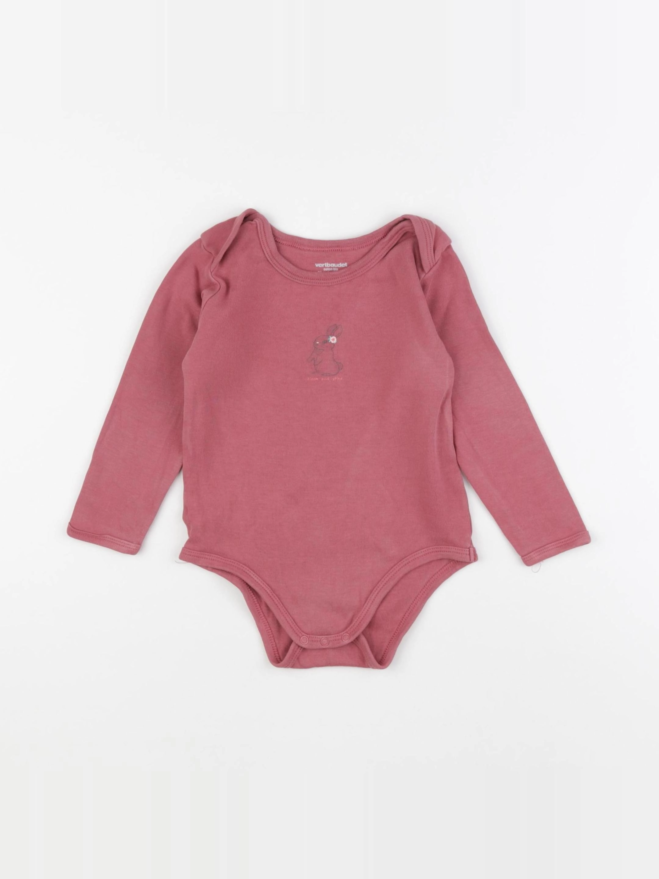 Vertbaudet - body rouge - 36 mois