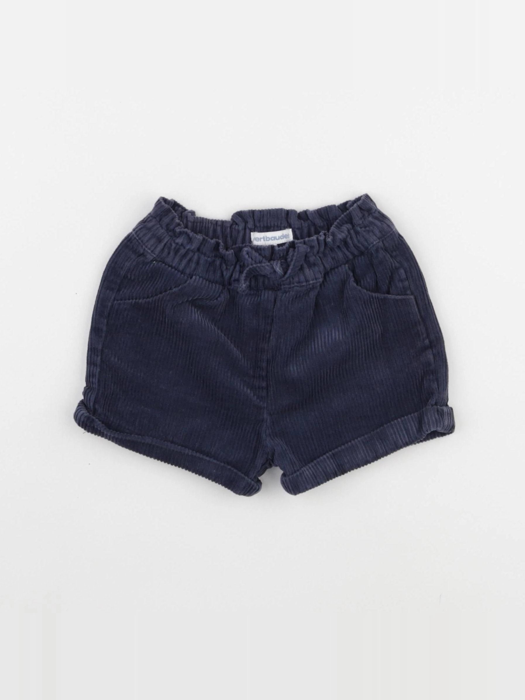 Vertbaudet - short bleu - 18 mois