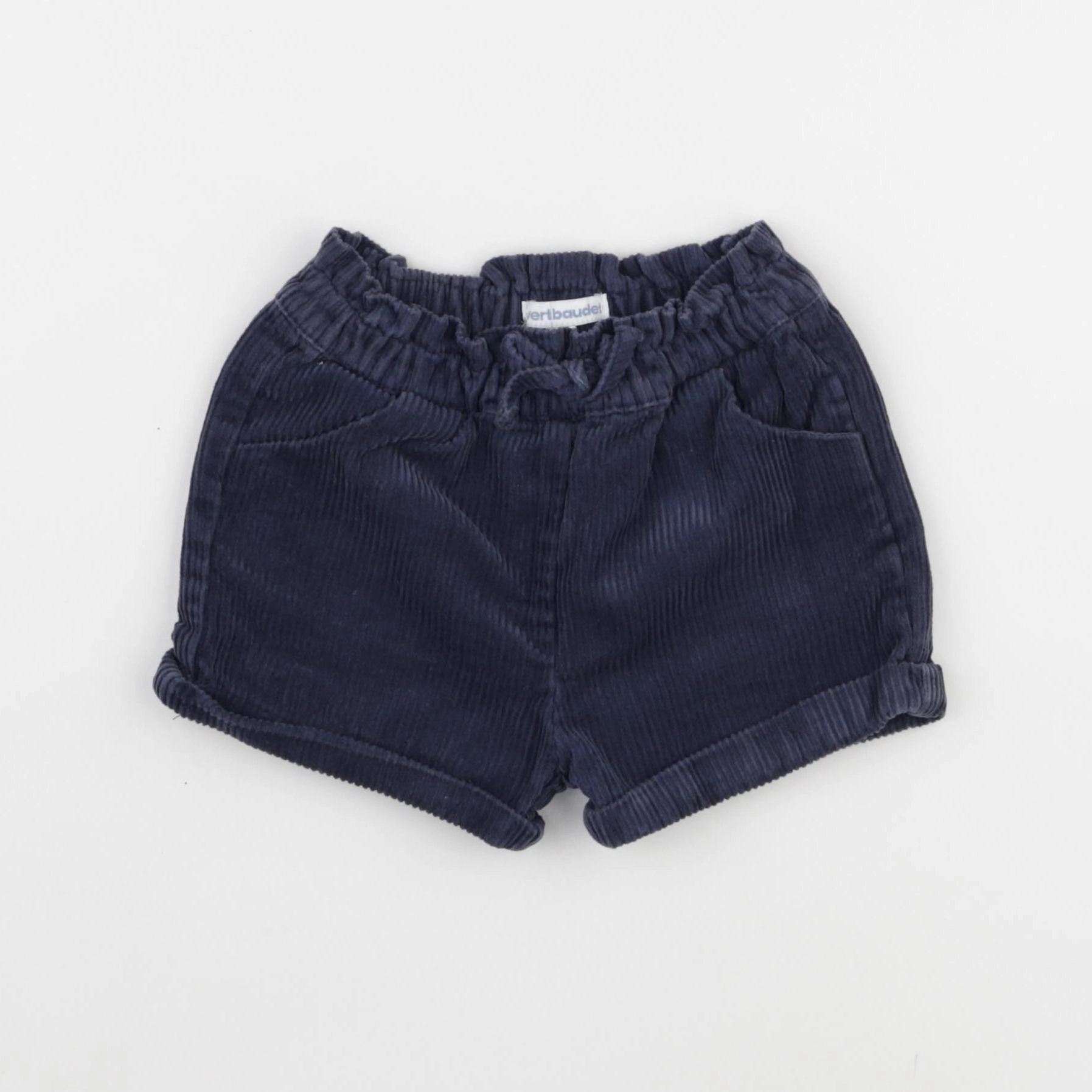 Vertbaudet - short bleu - 18 mois