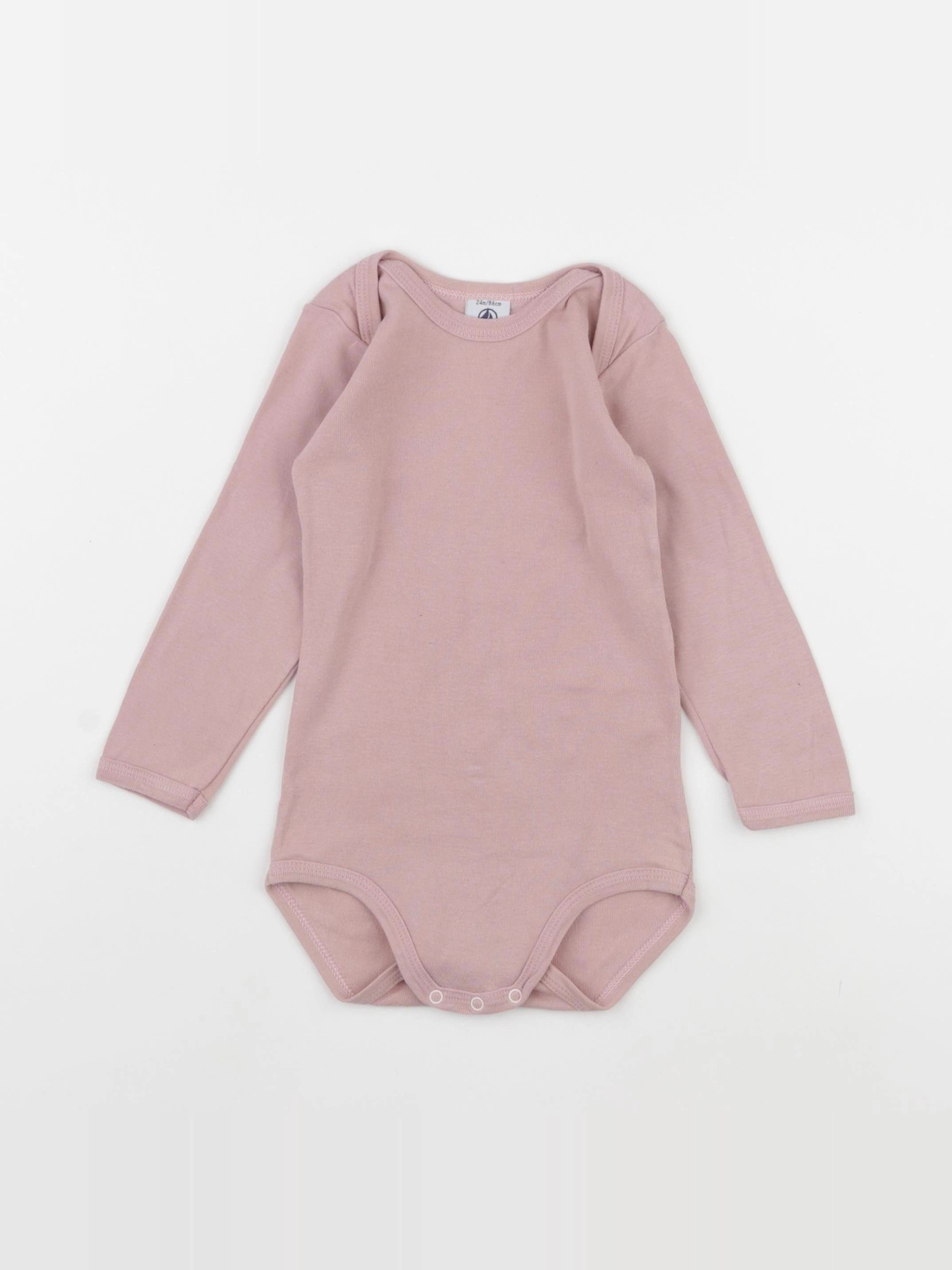 Petit Bateau - body rose - 24 mois