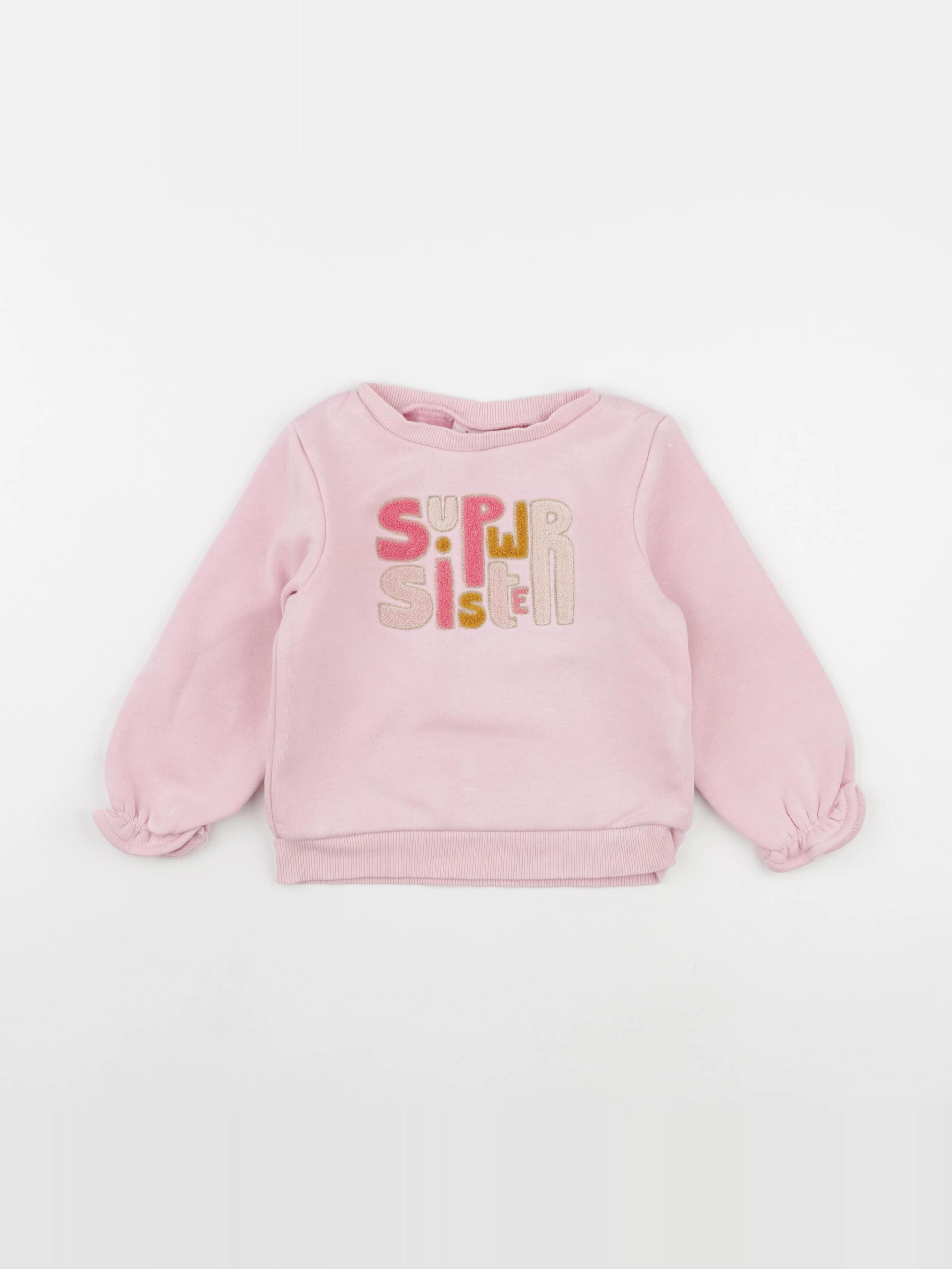 Tape à l'oeil - sweat rose - 3 ans
