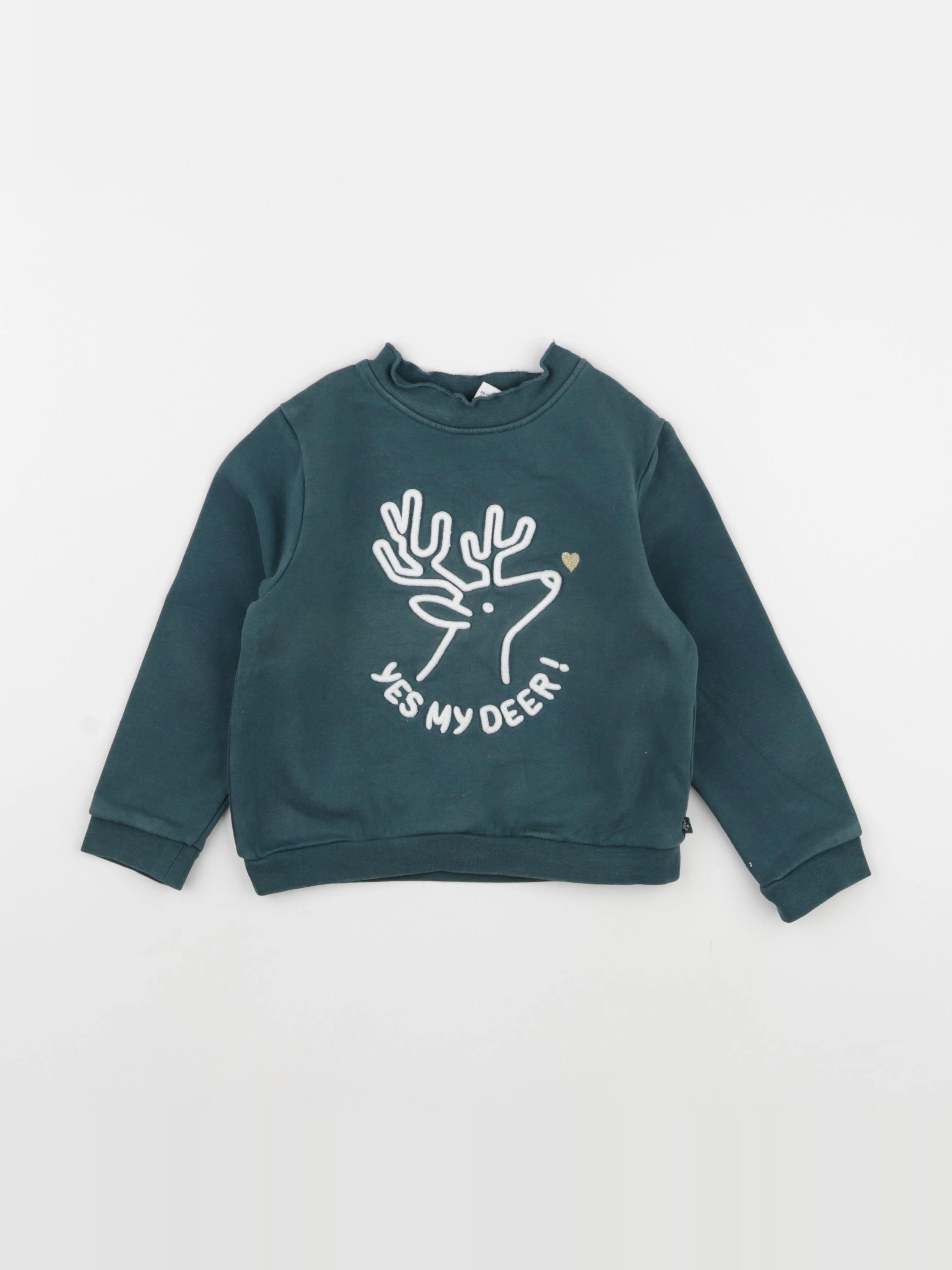 Okaidi - sweat bleu - 3 ans
