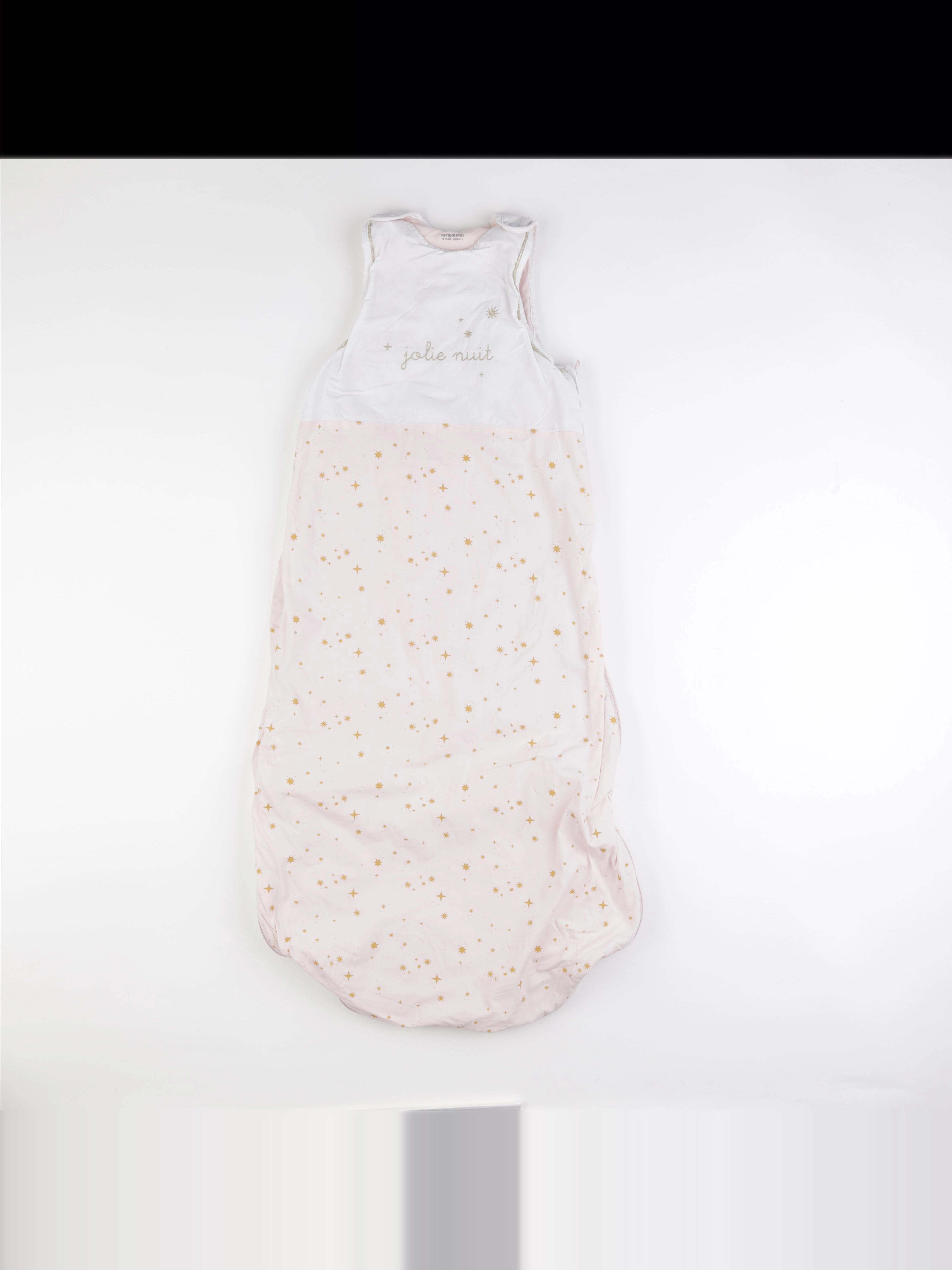Vertbaudet - gigoteuse TOG 2,5 rose, blanc - 18/36 mois