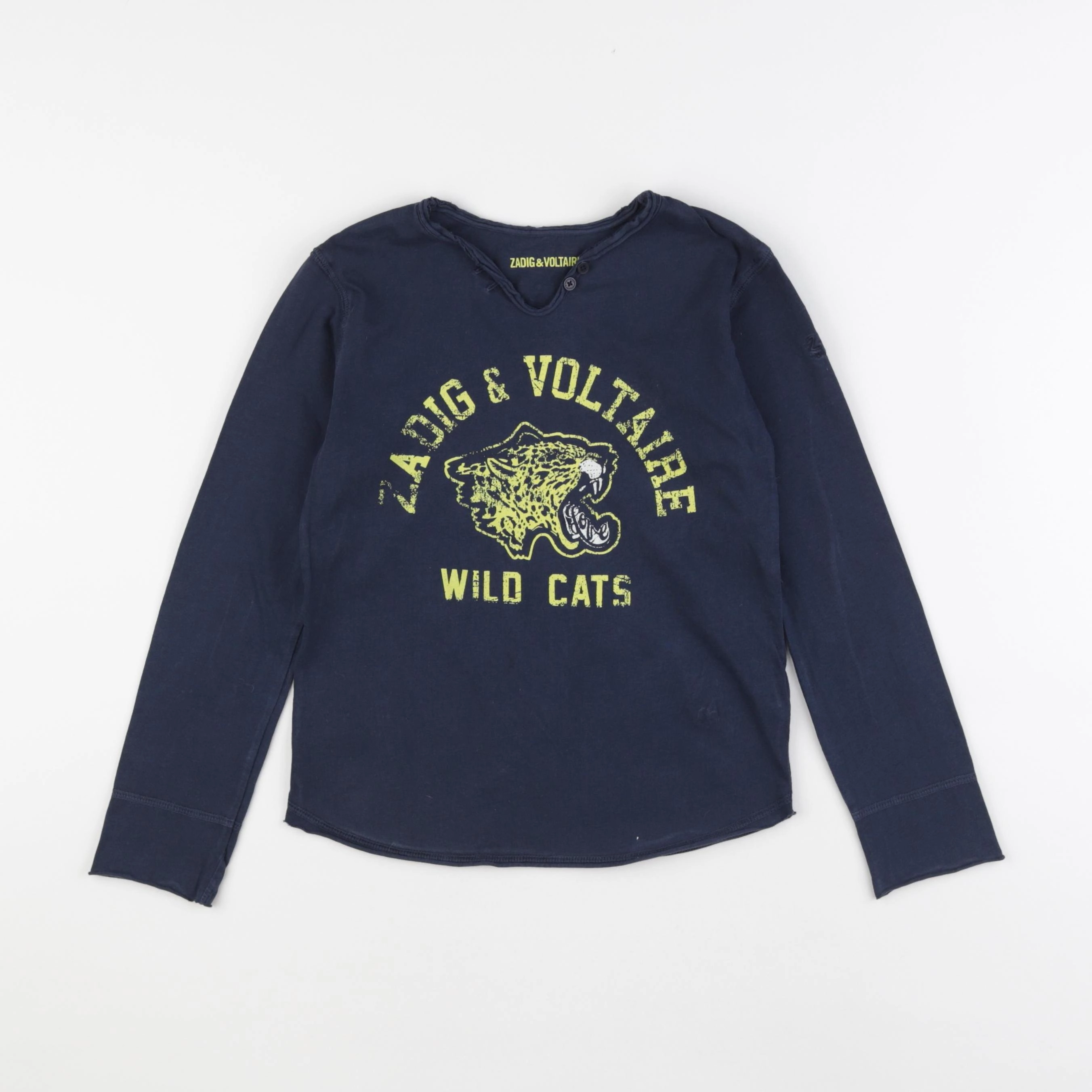 Zadig & Voltaire - tee-shirt bleu - 8 ans