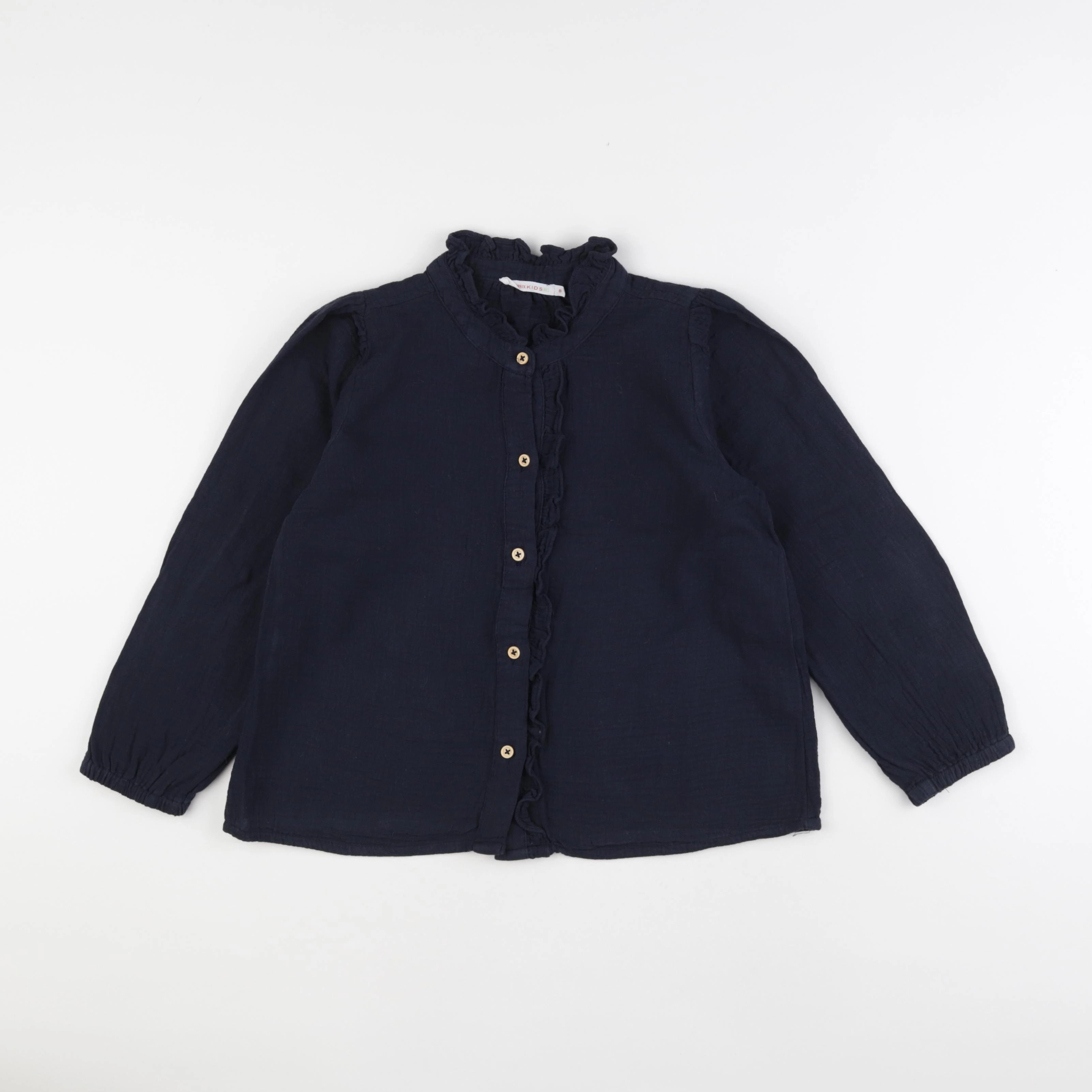 Monoprix - blouse bleu - 8 ans