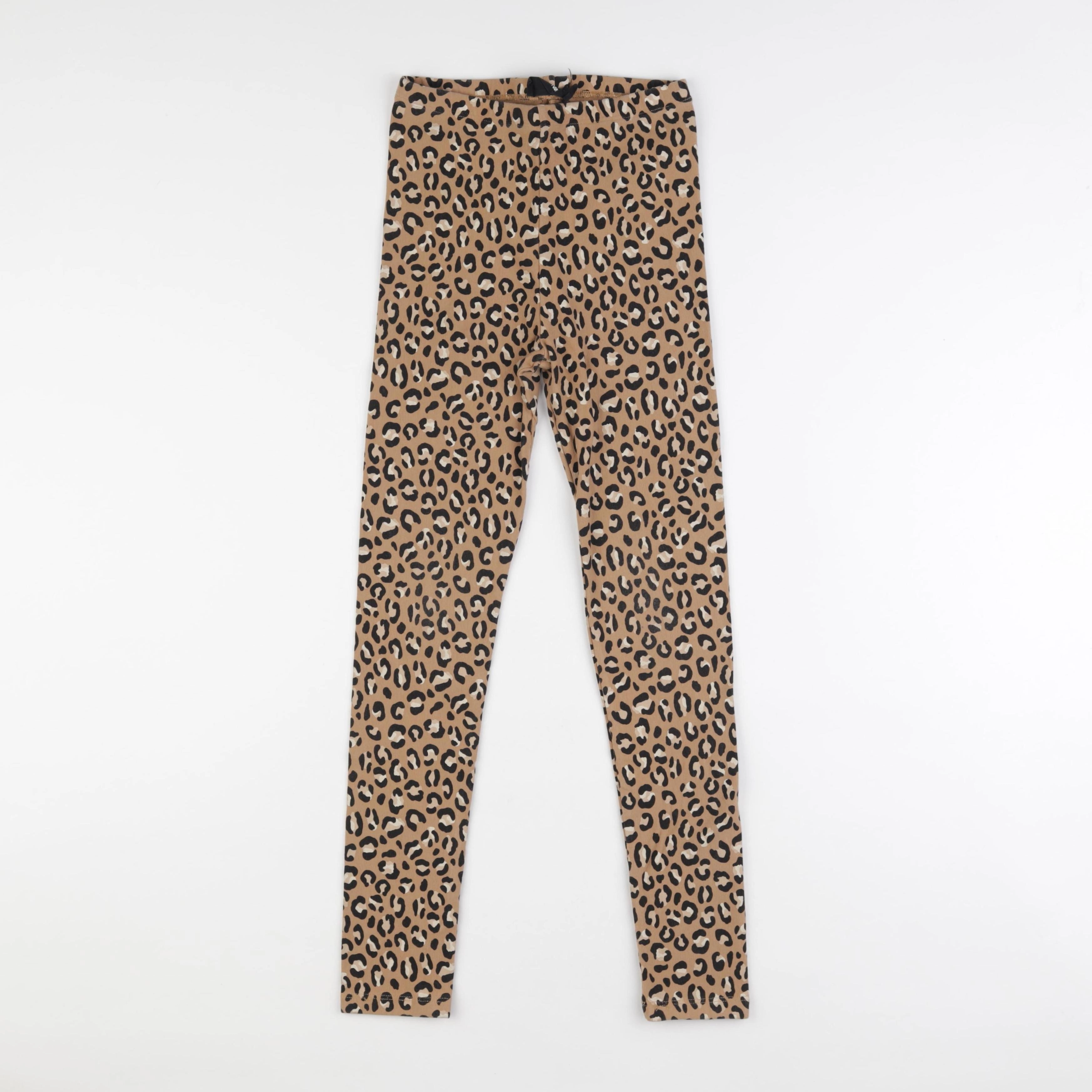 Monoprix - legging marron, noir - 10 ans