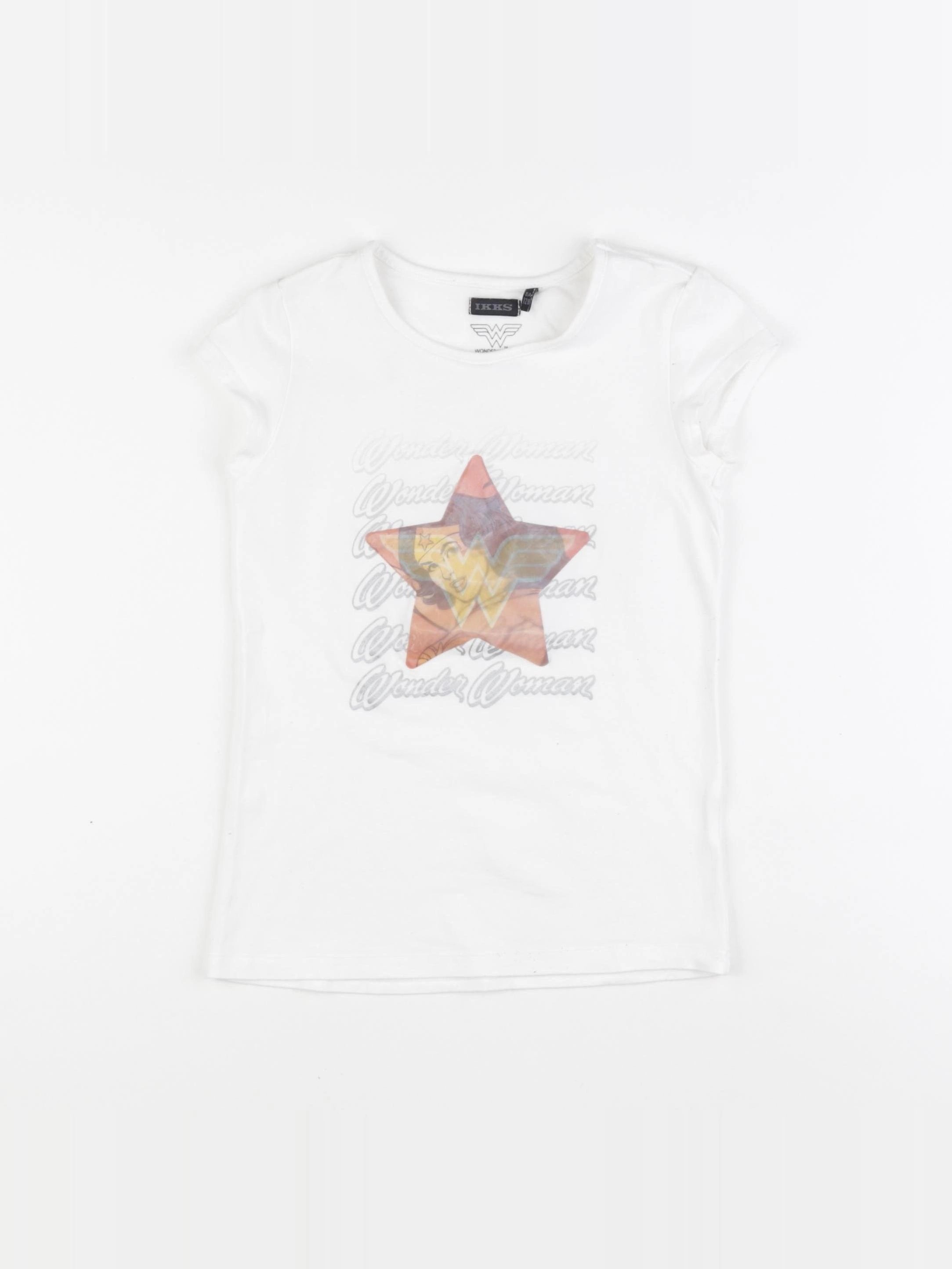 IKKS - tee-shirt blanc - 8 ans