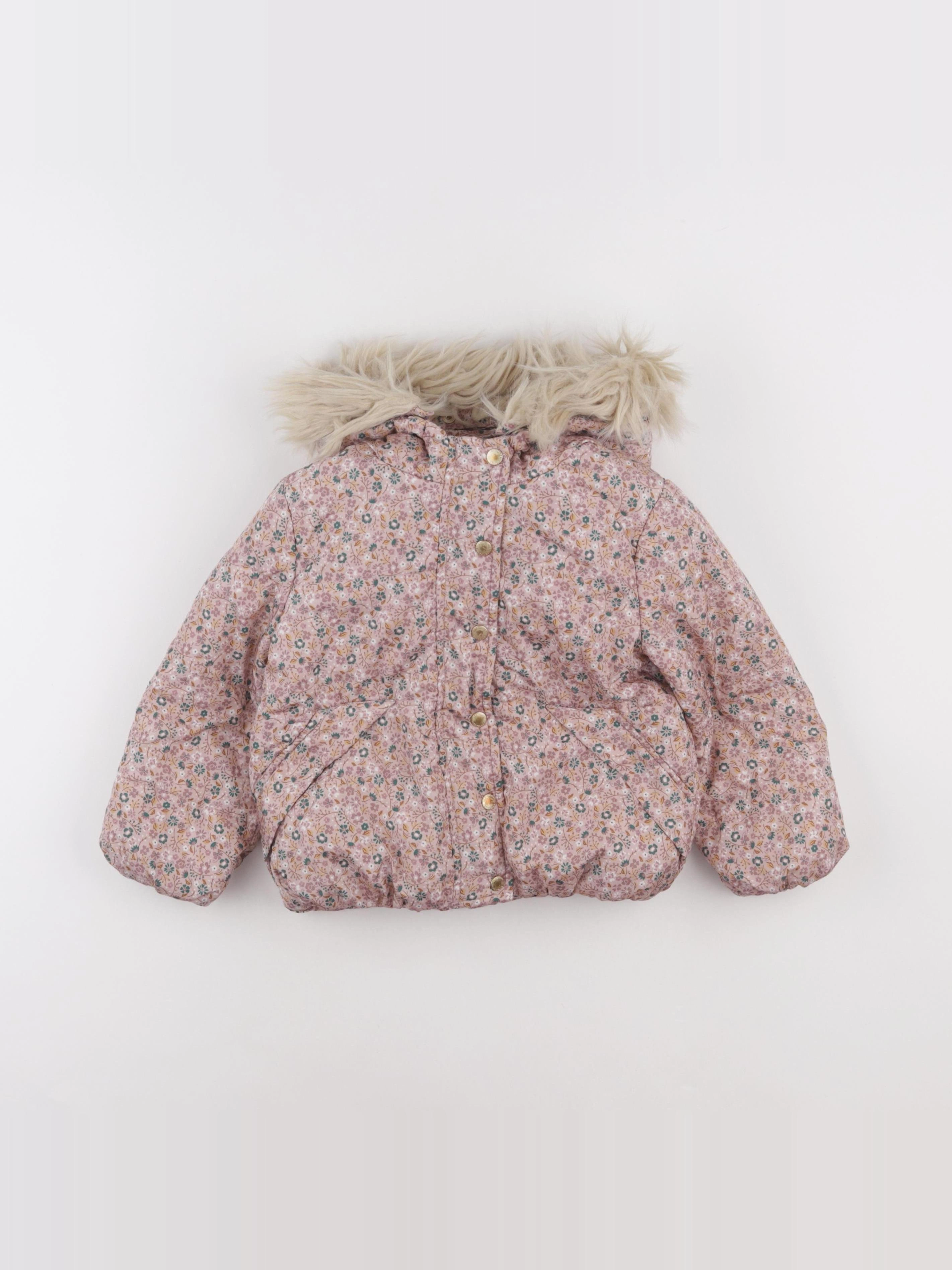 Vertbaudet - doudoune rose - 3 ans