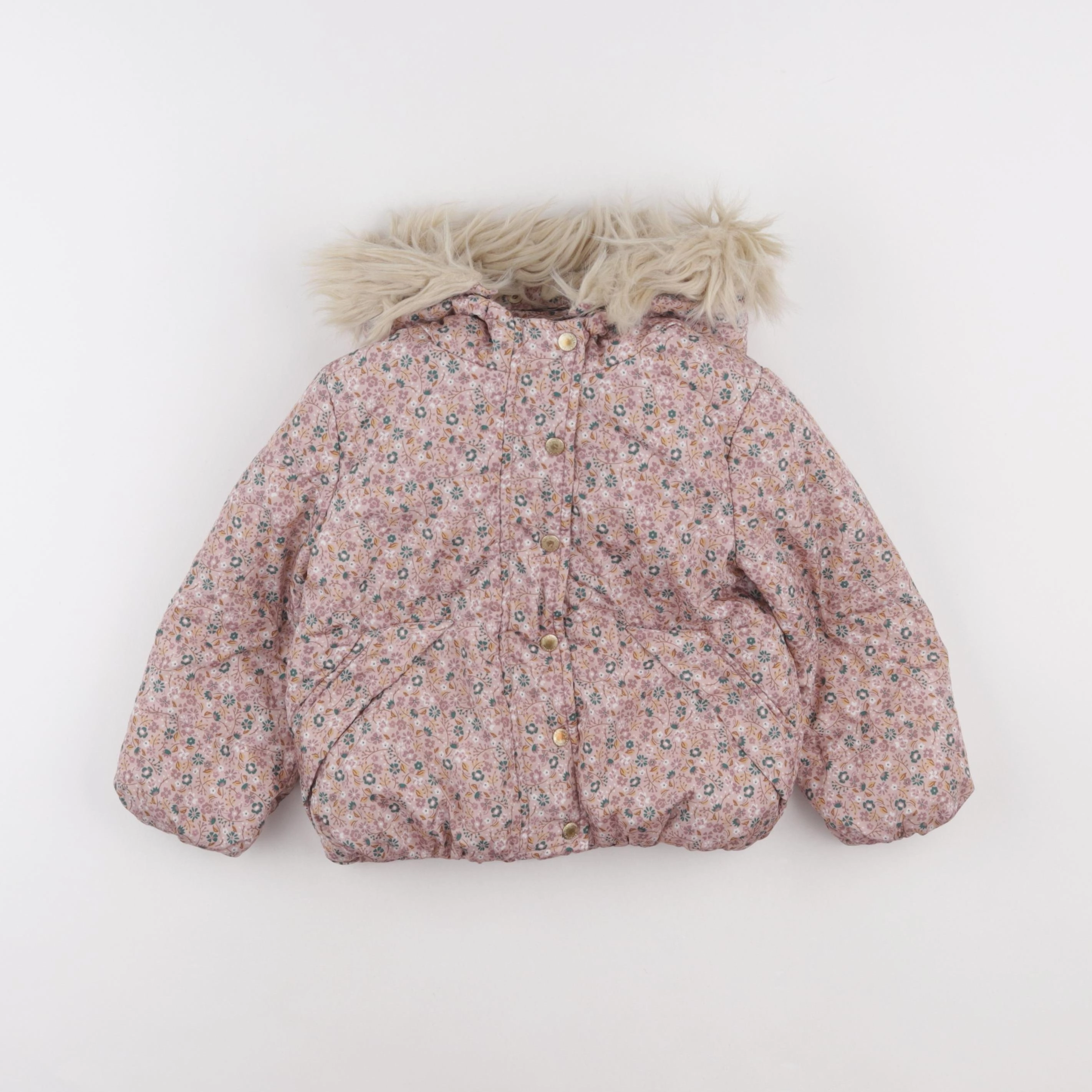Vertbaudet - doudoune rose - 3 ans