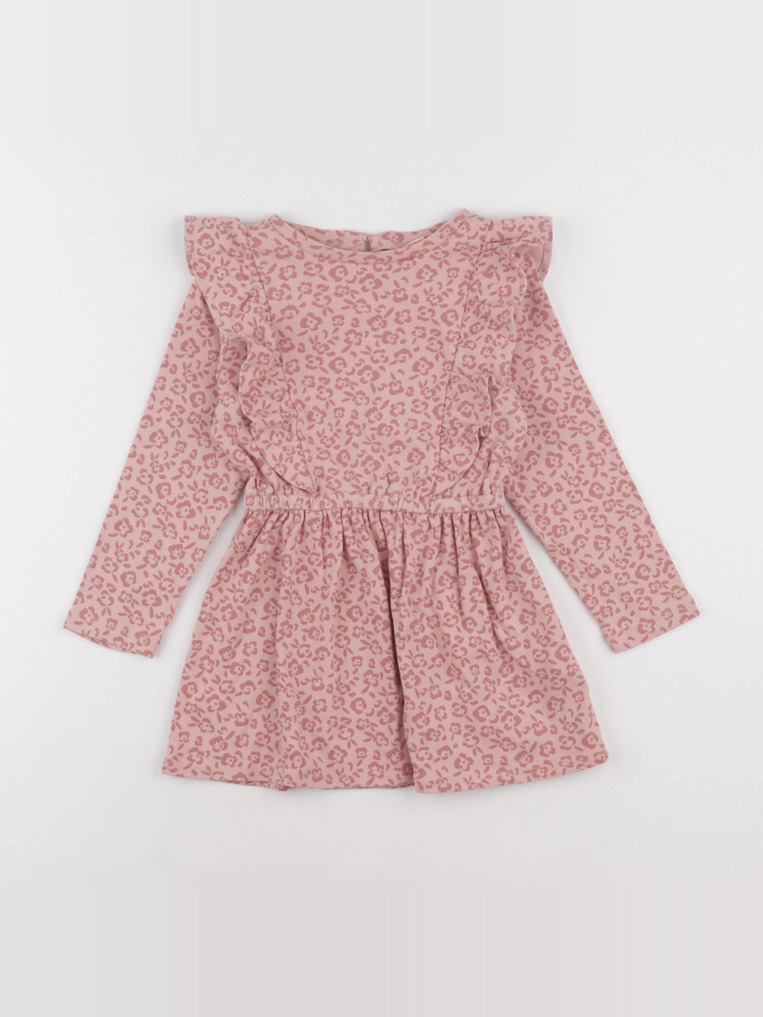 Tape à l'oeil - robe rose - 2/3 ans