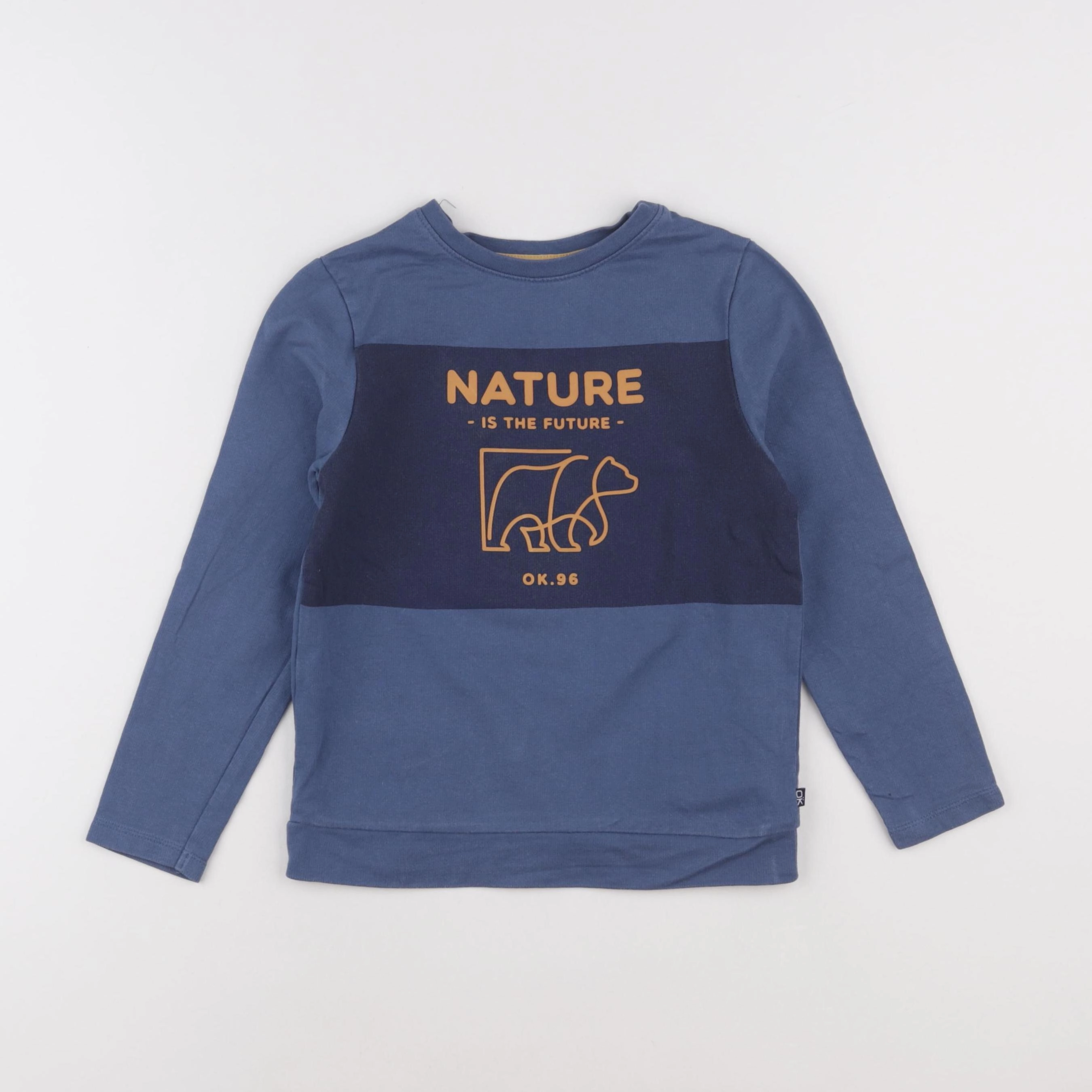 Okaidi - tee-shirt bleu - 5 ans