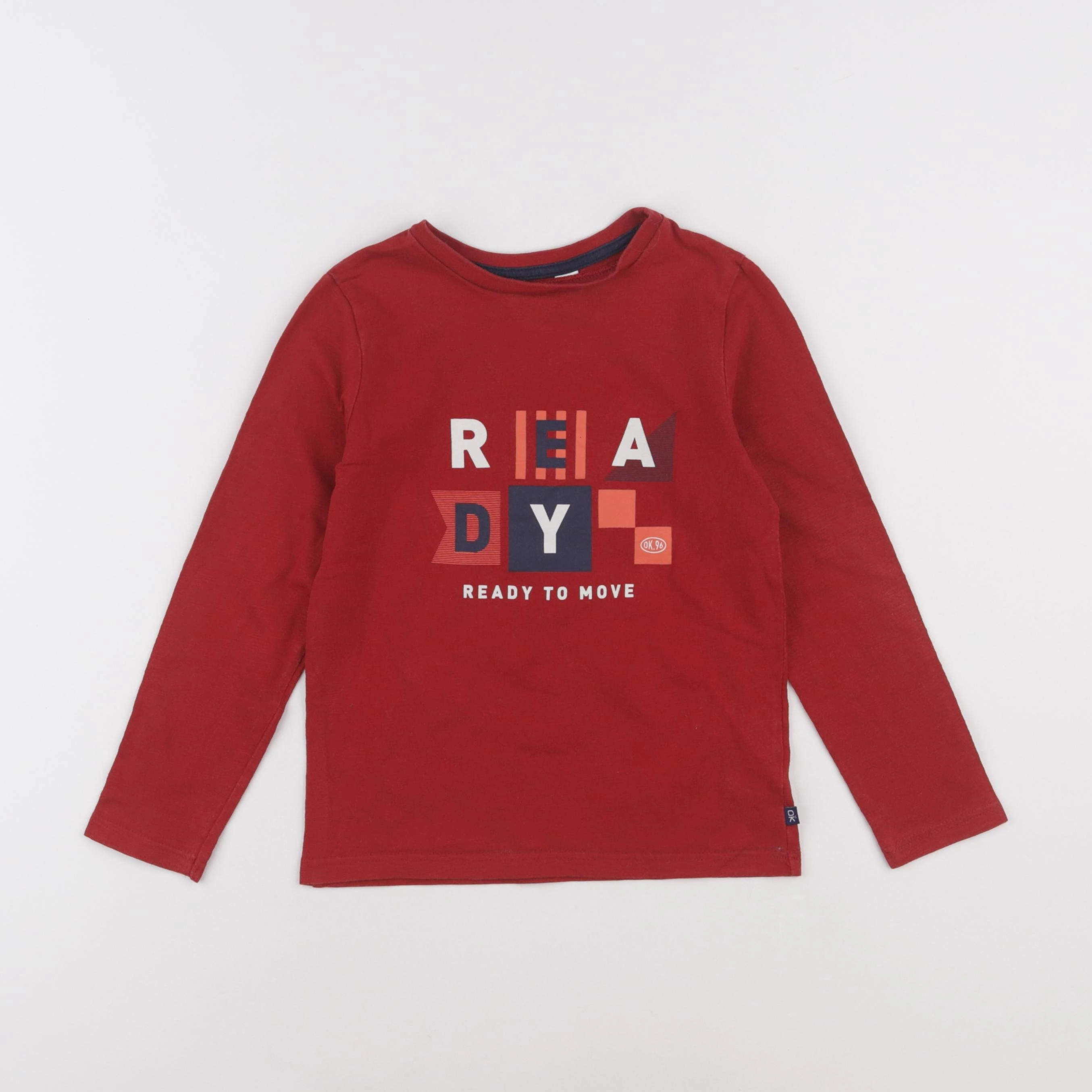 Okaidi - tee-shirt rouge - 5 ans
