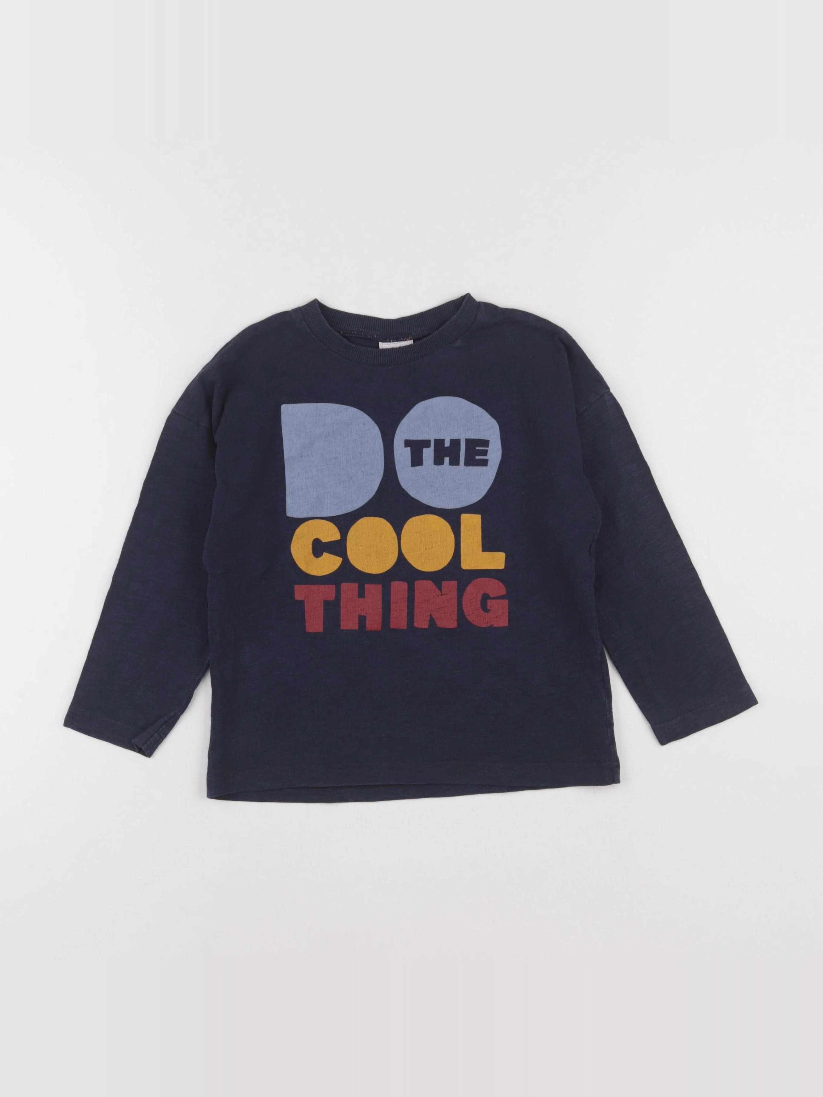 Okaidi - tee-shirt bleu - 5 ans