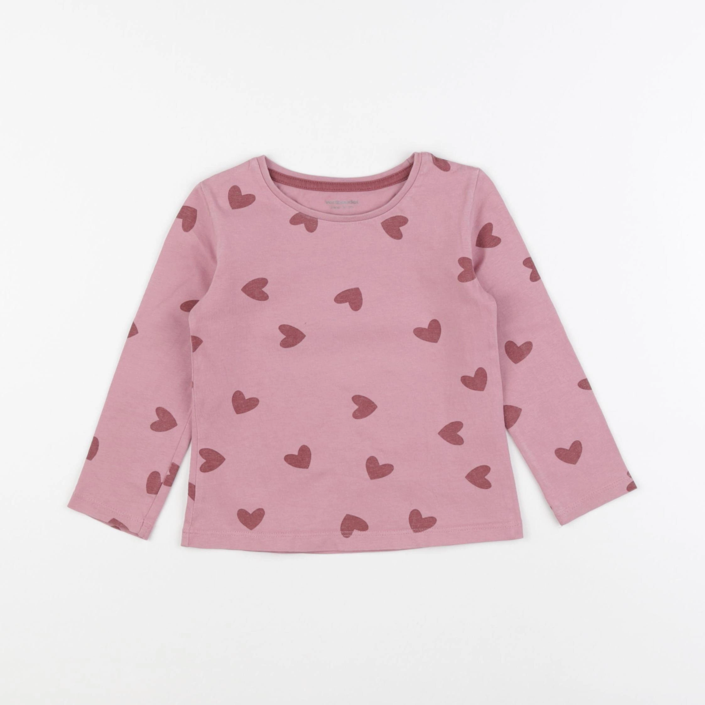 Vertbaudet - tee-shirt rose - 3 ans
