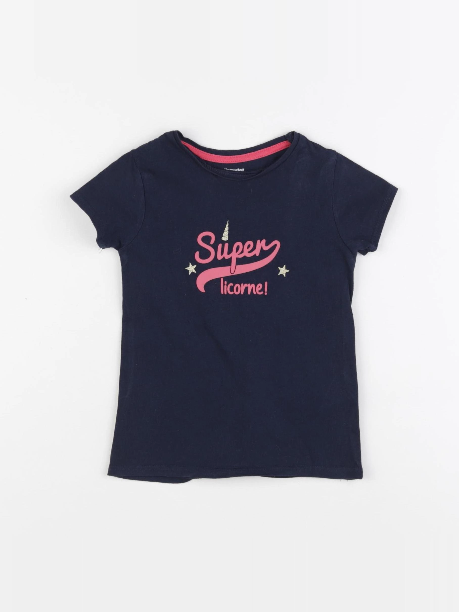 Vertbaudet - tee-shirt bleu - 3 ans