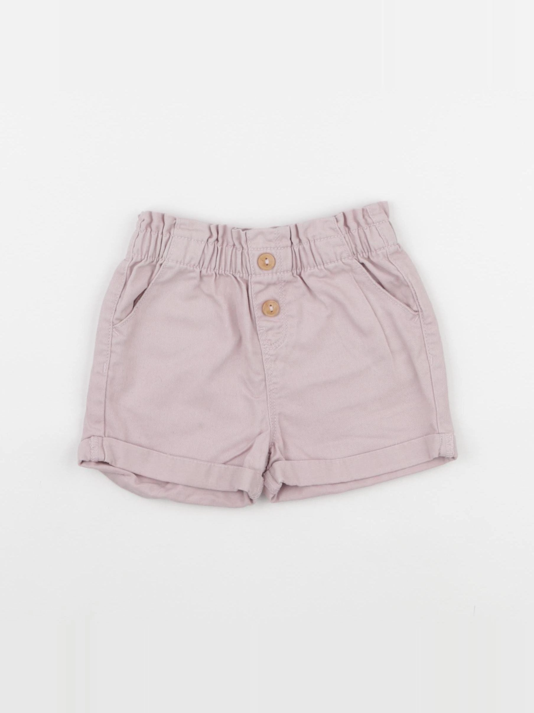 Vertbaudet - short rose - 24 mois