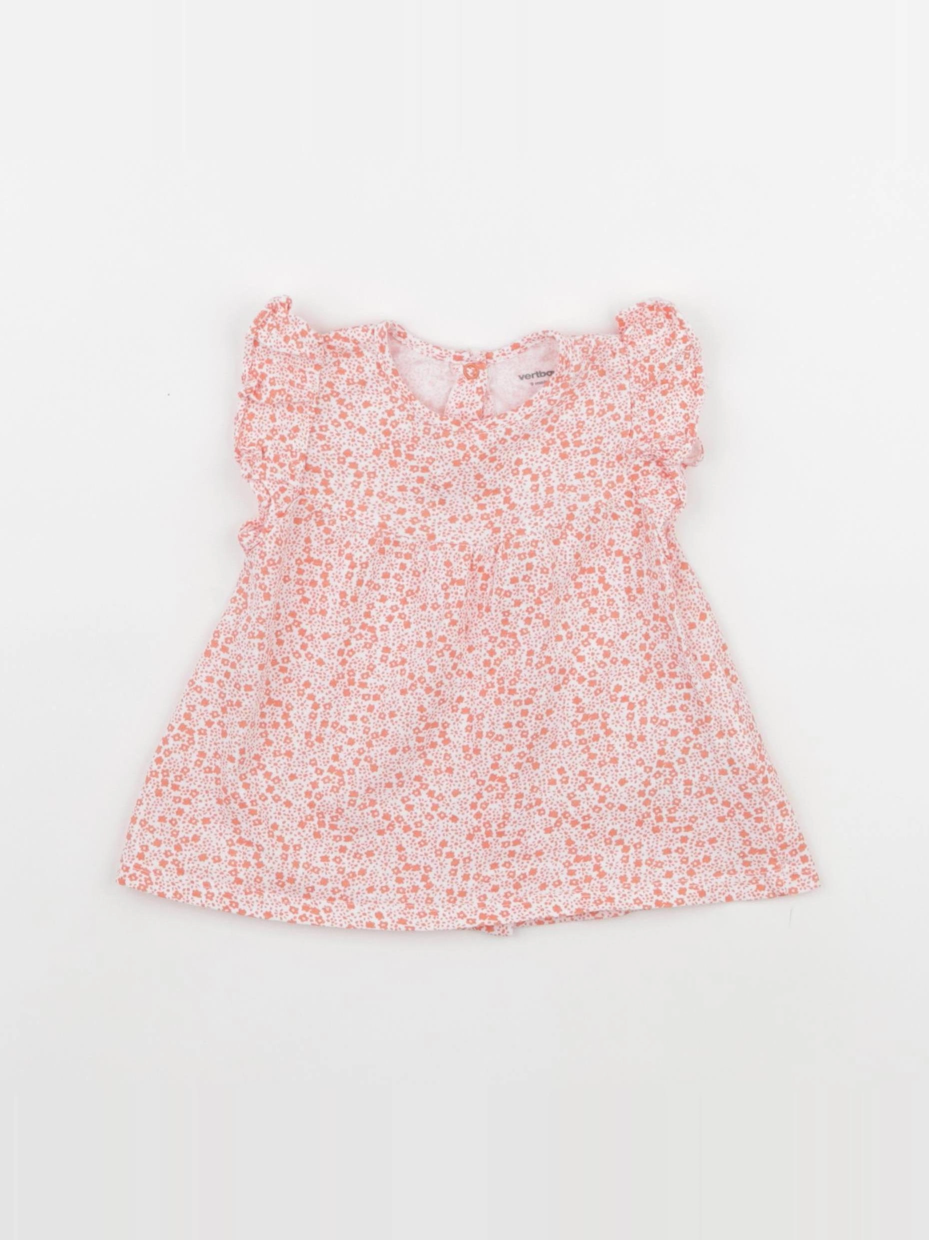 Vertbaudet - tee-shirt rose - 9 mois