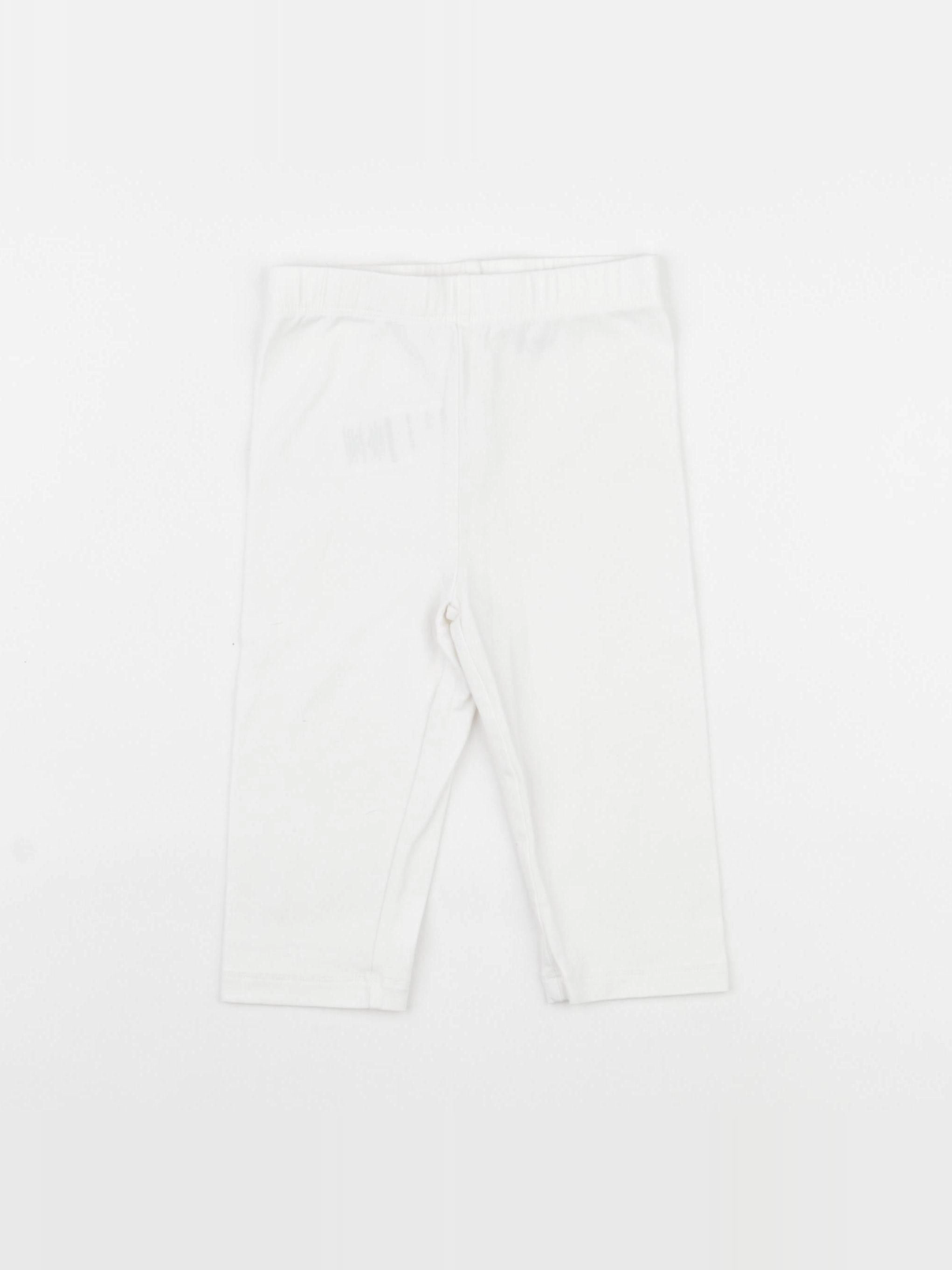 Vertbaudet - legging blanc - 4 ans