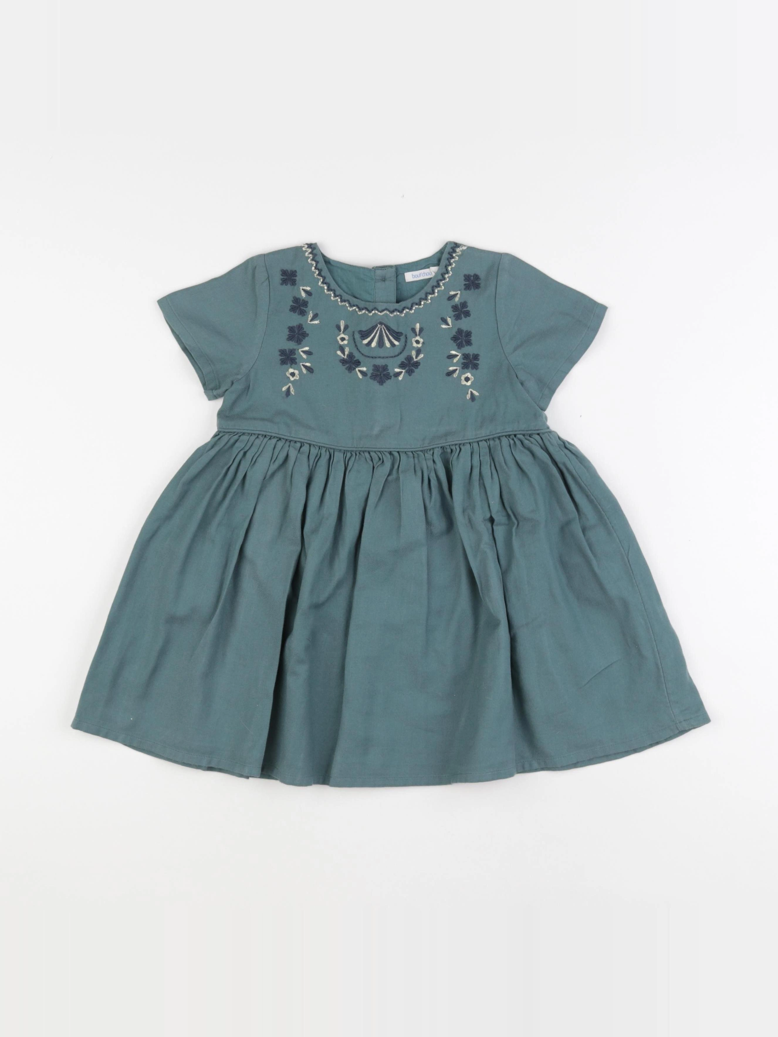 Boutchou - robe vert - 36 mois