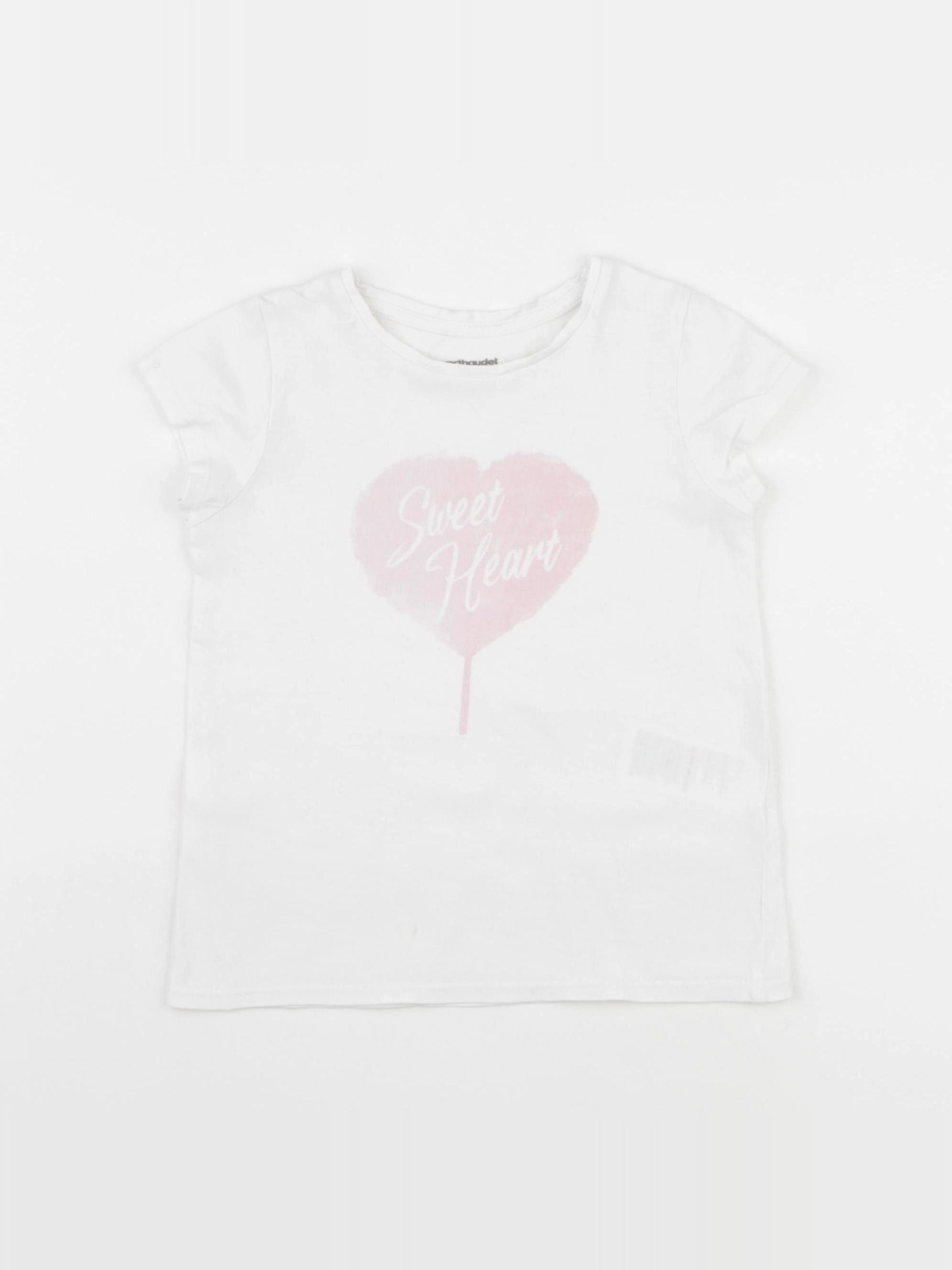 Vertbaudet - tee-shirt blanc - 4 ans