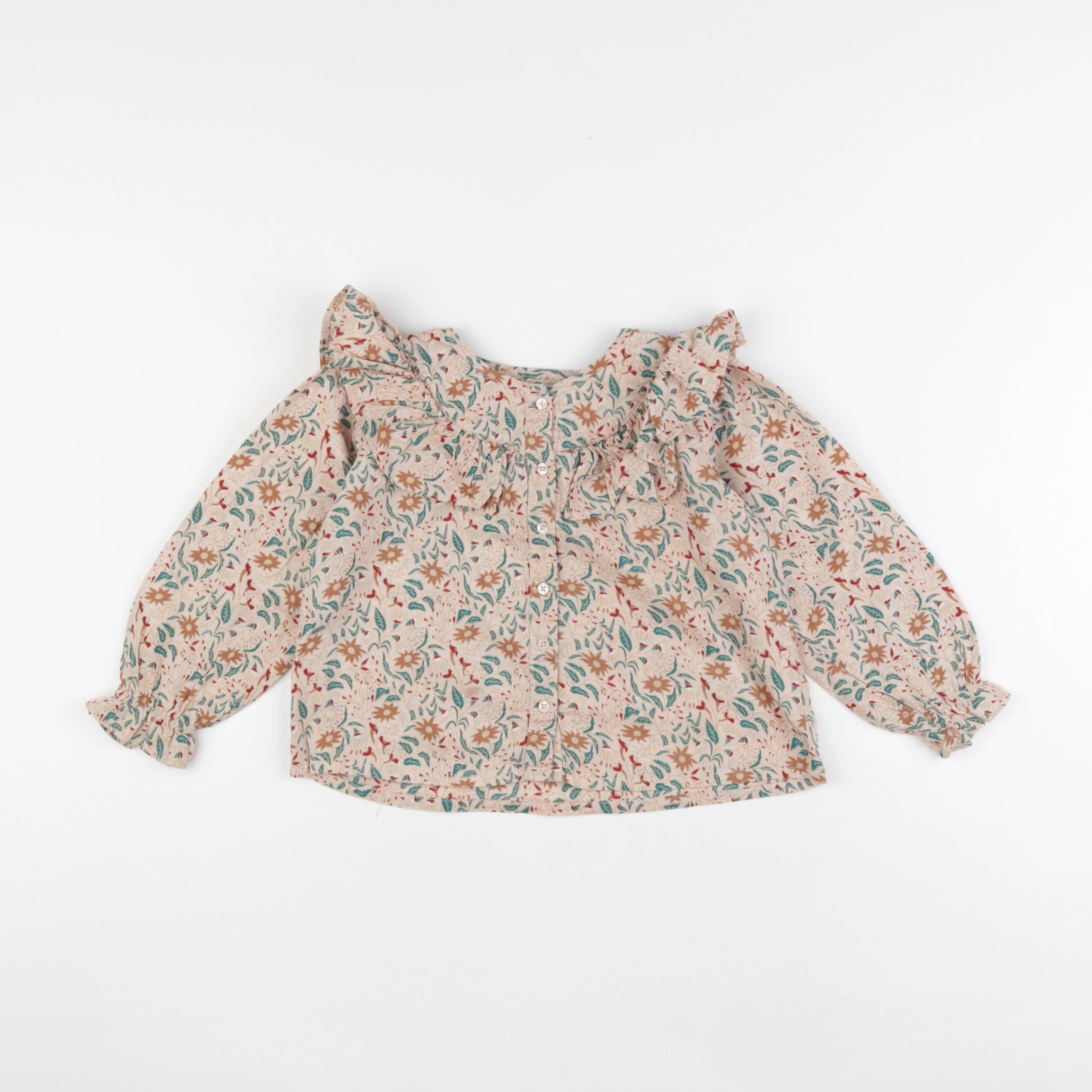 Monoprix - blouse multicolore - 4 ans
