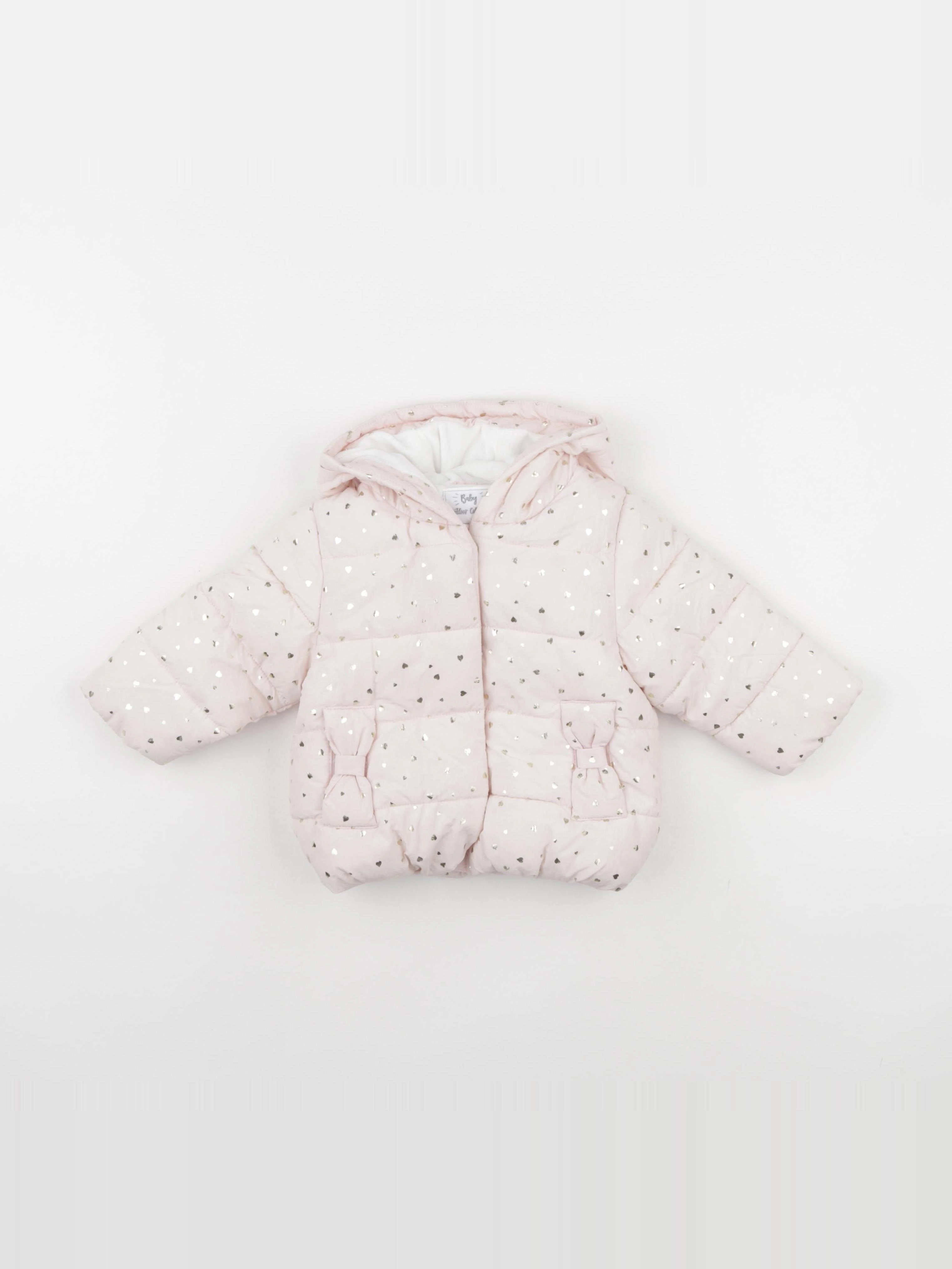 Vertbaudet - doudoune rose - 9 mois