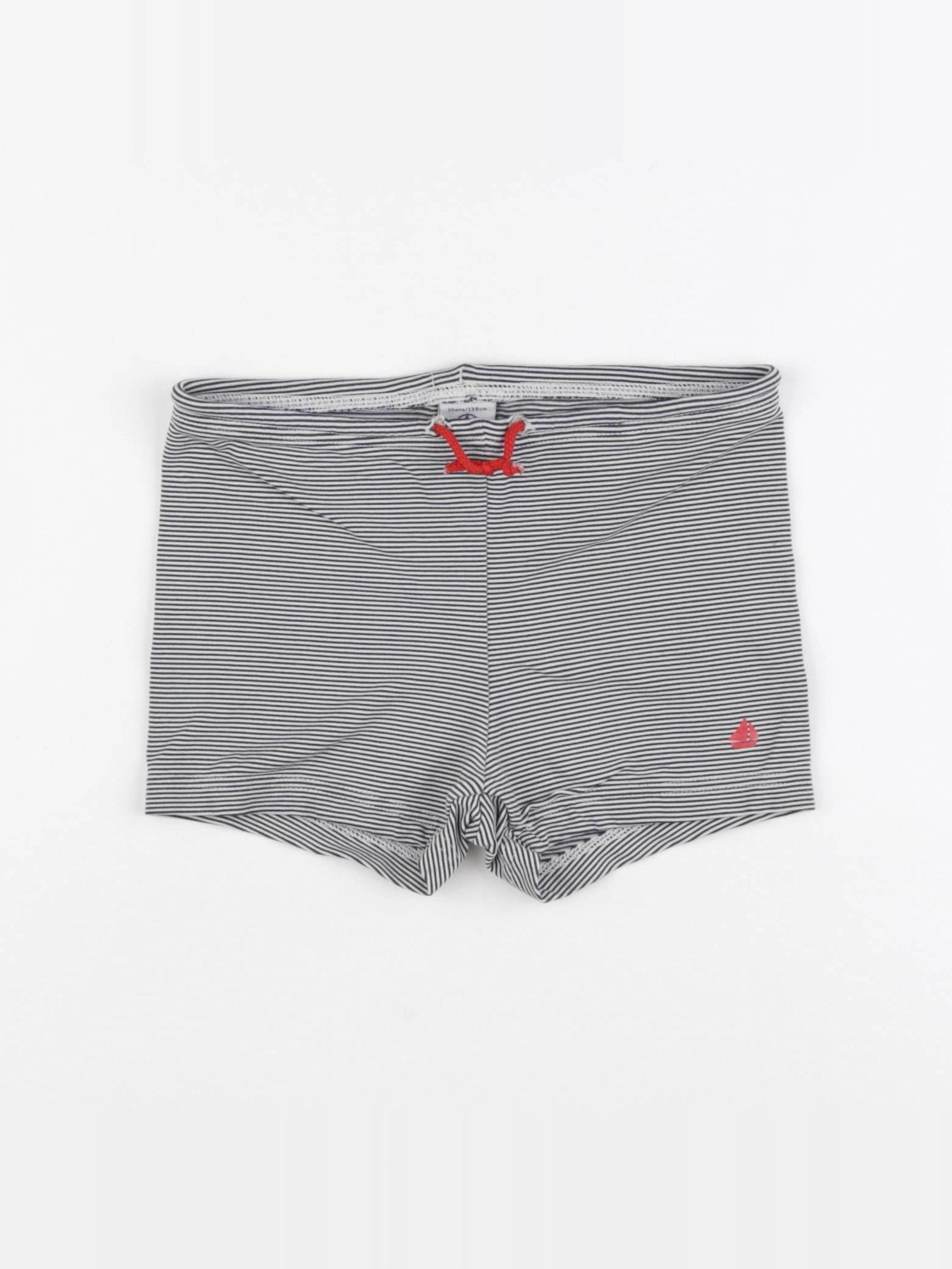 Petit Bateau - maillot de bain bleu, blanc - 10 ans