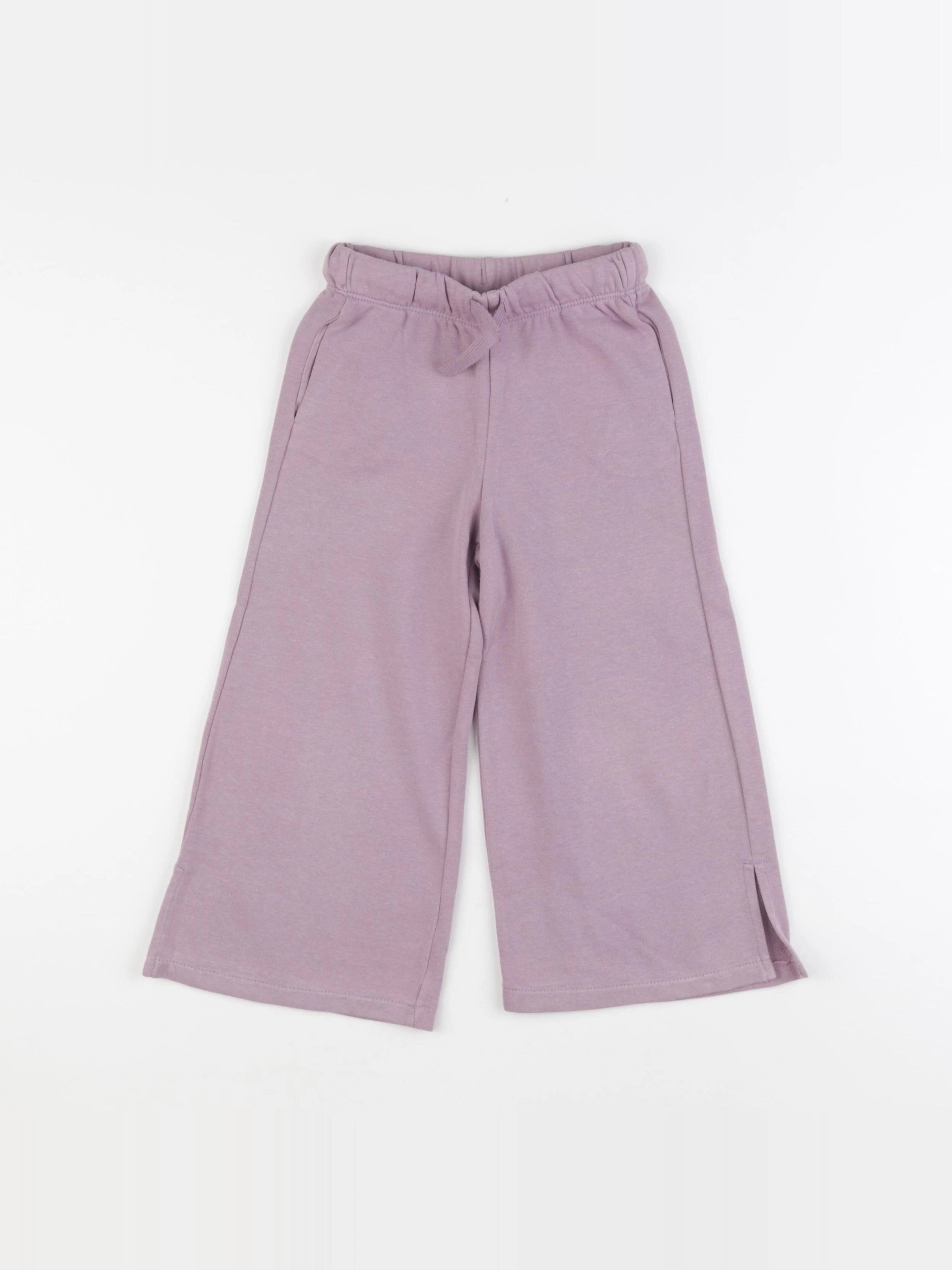 H&M - jogging violet - 3/4 ans