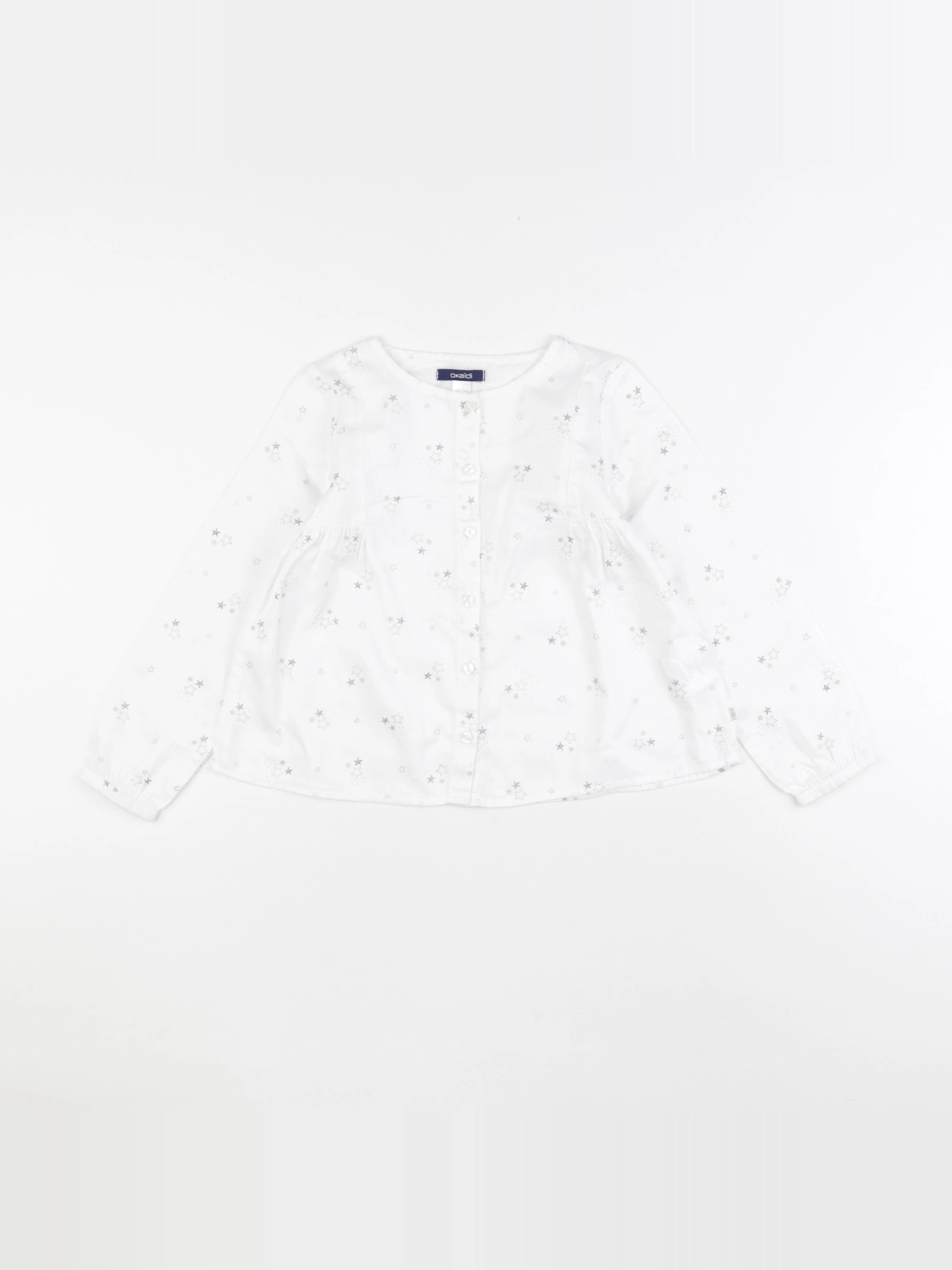 Okaidi - blouse blanc - 5 ans