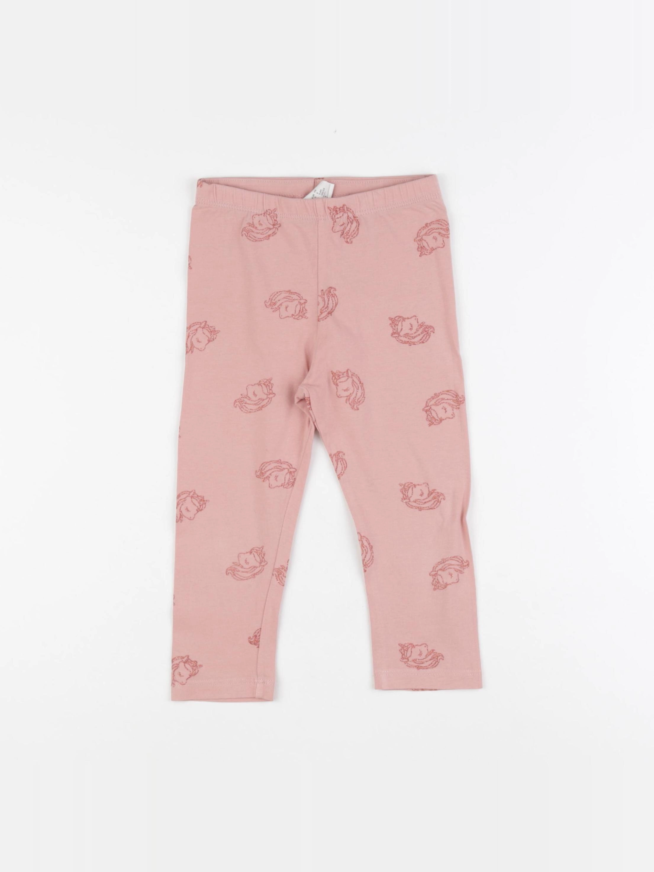 H&M - legging rose - 5/6 ans