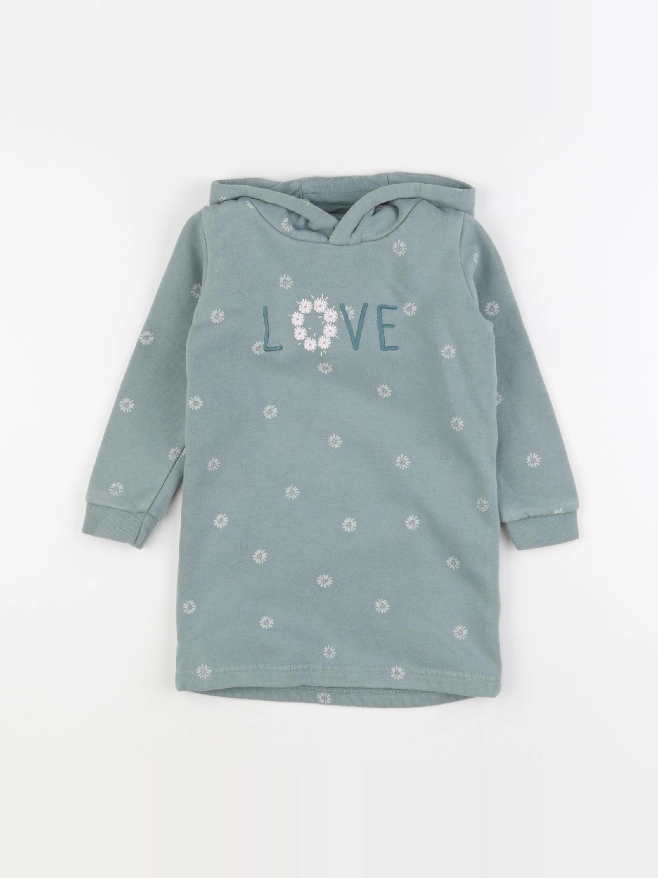Vertbaudet - robe vert - 3 ans