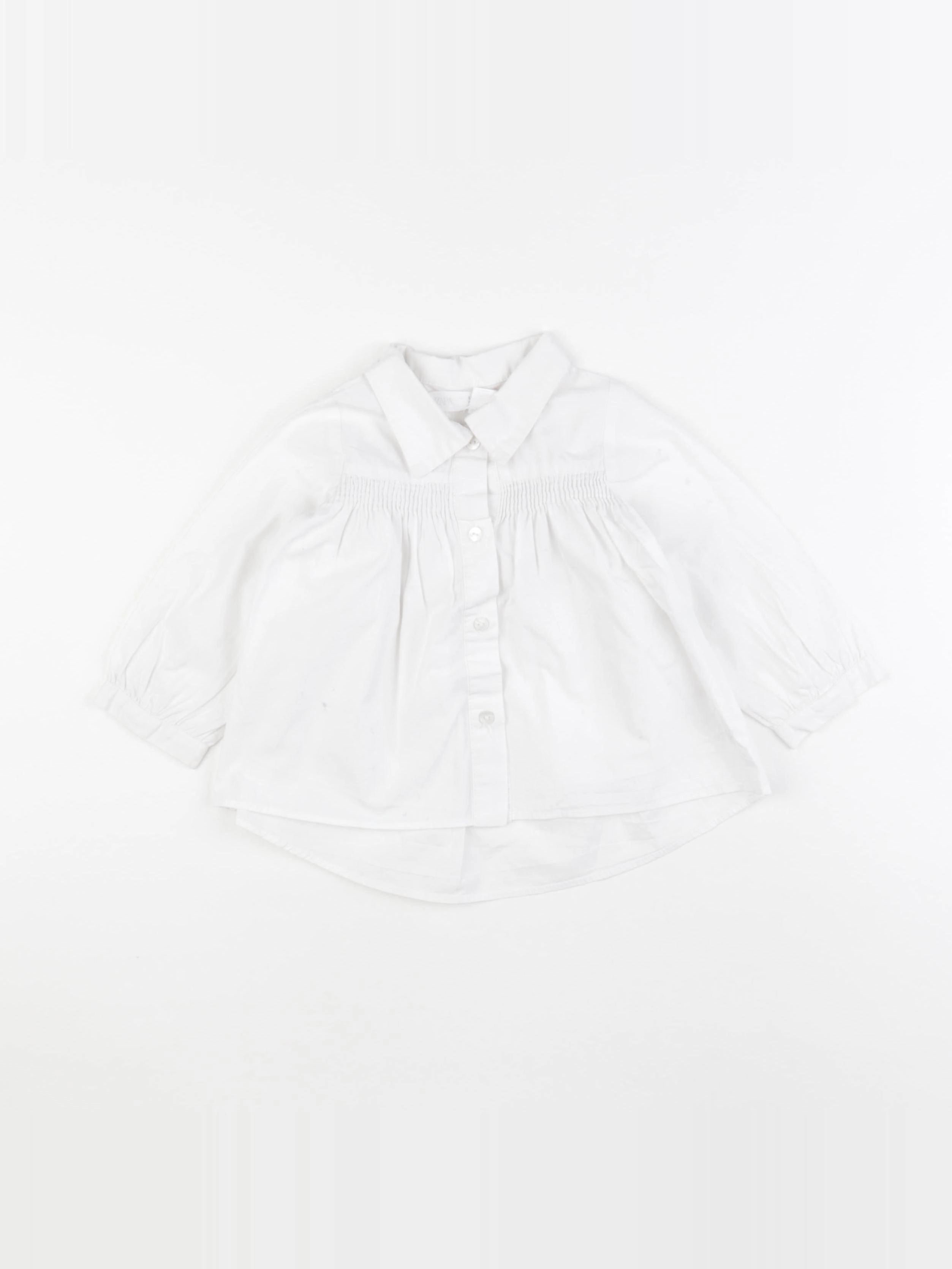 Zara - blouse blanc - 18/24 mois