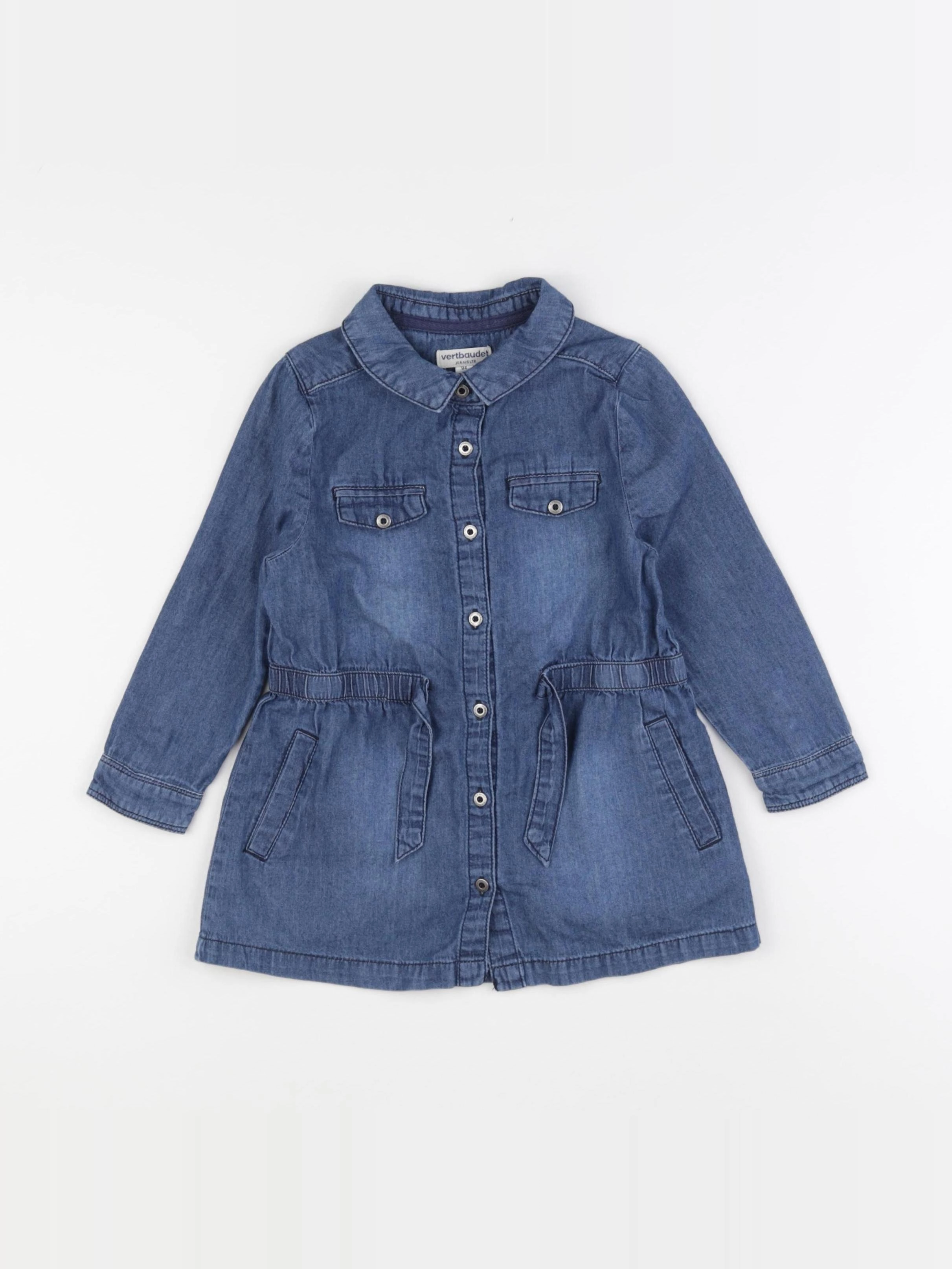 Vertbaudet - robe bleu - 3 ans