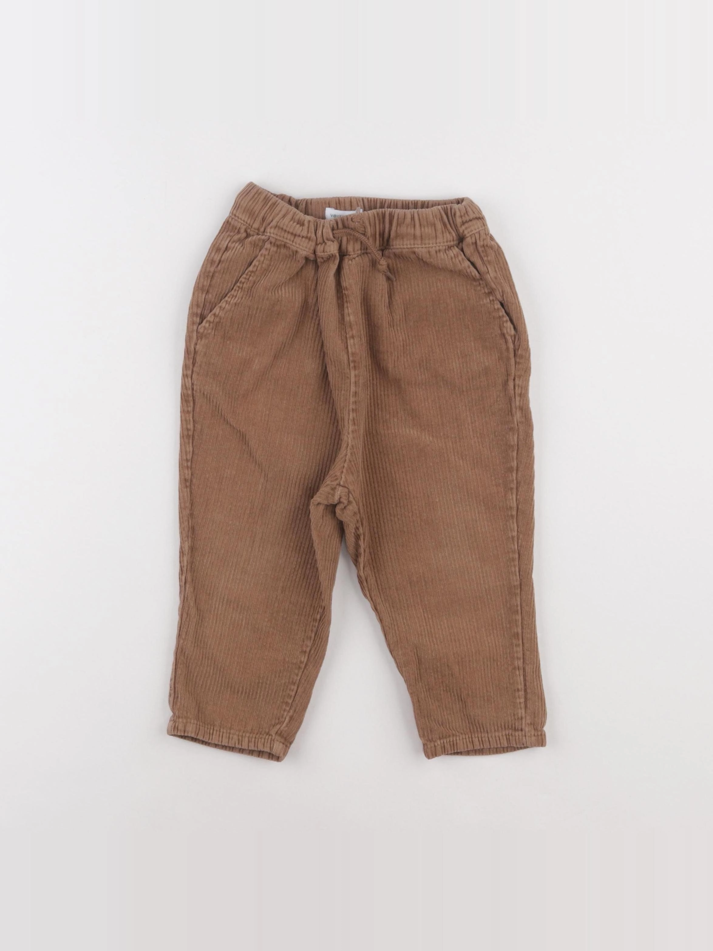 Vertbaudet - pantalon marron - 24 mois