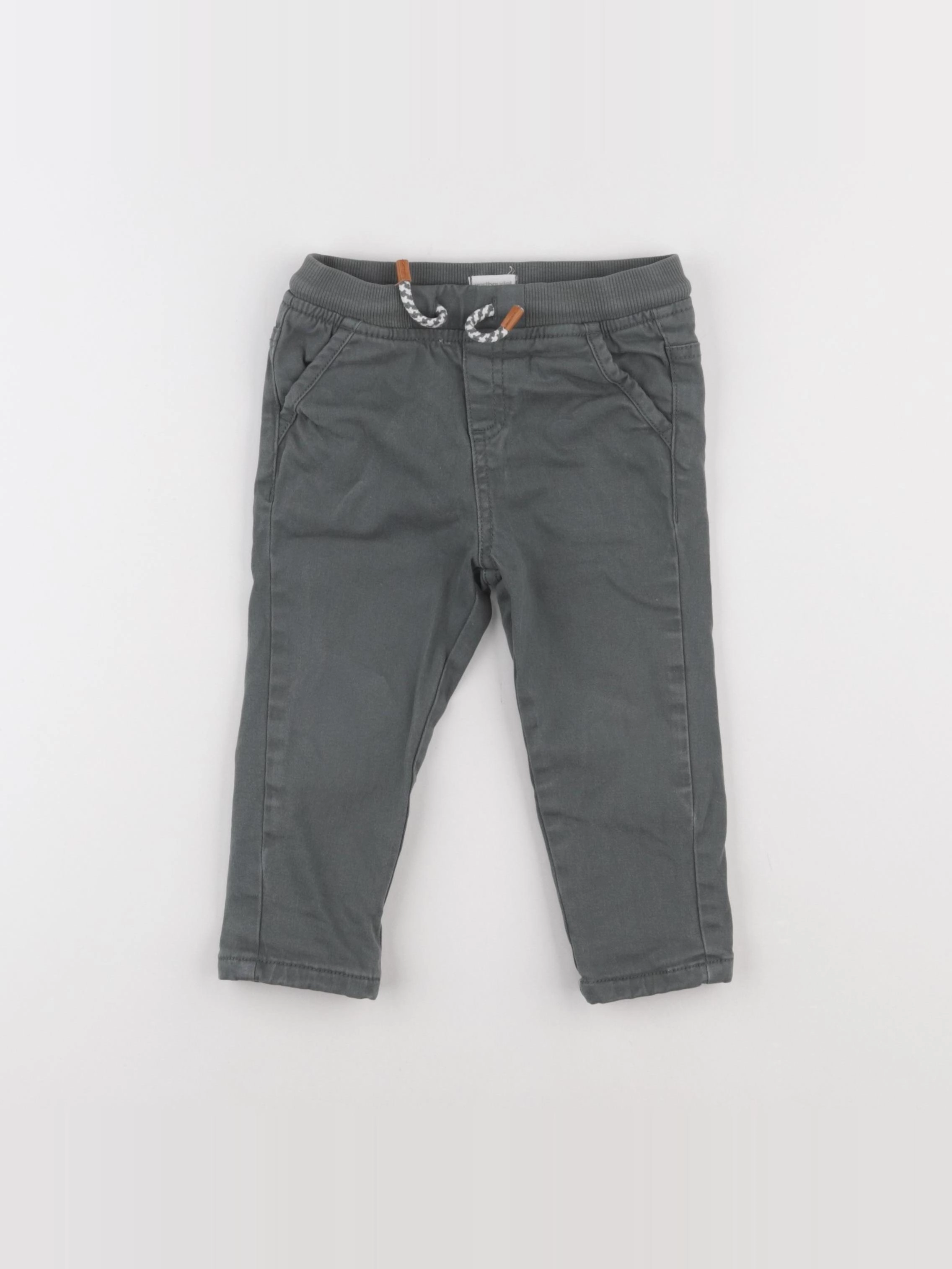 Vertbaudet - pantalon vert - 24 mois