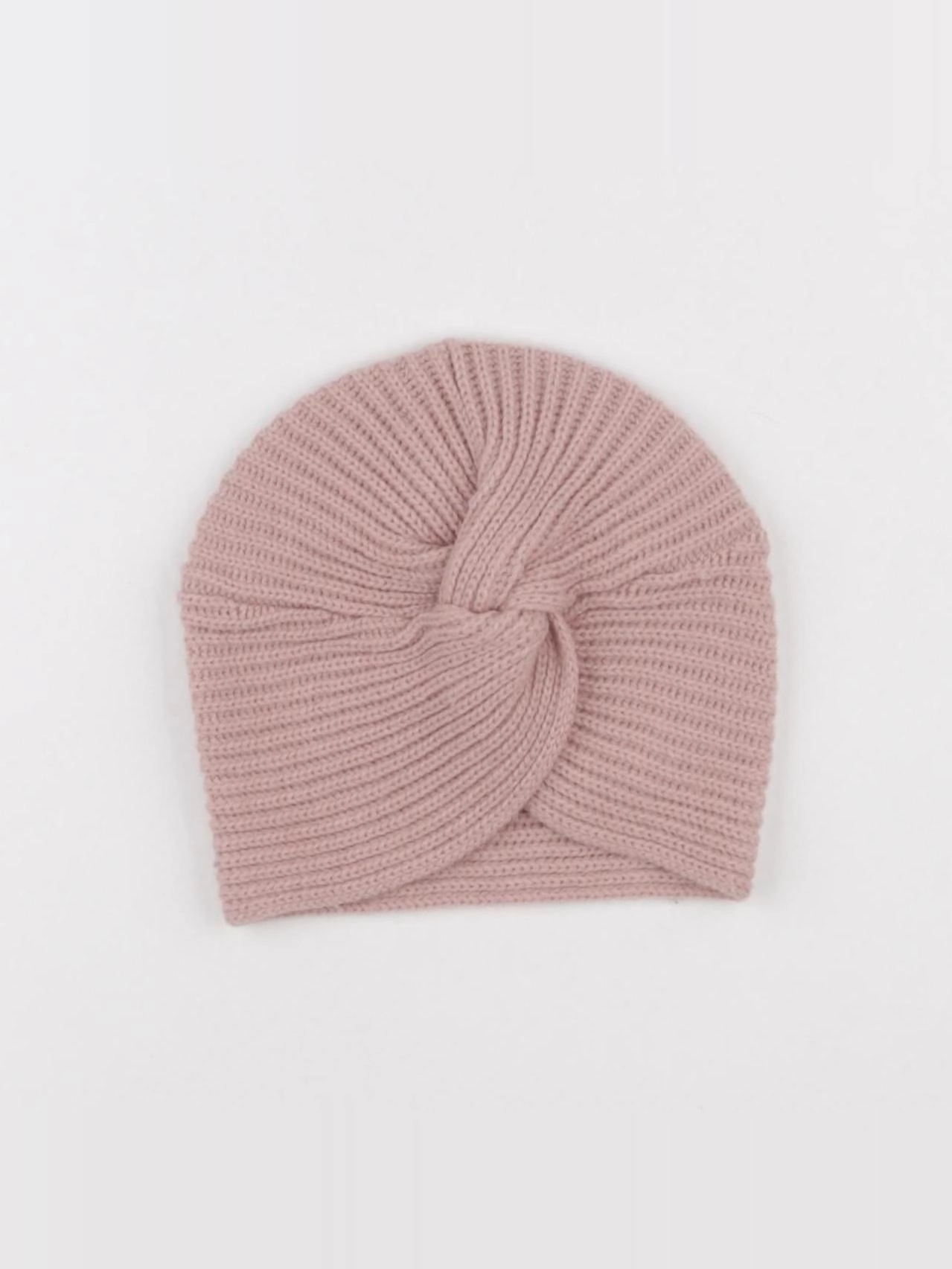 H&M - bonnet rose - 12/24 mois