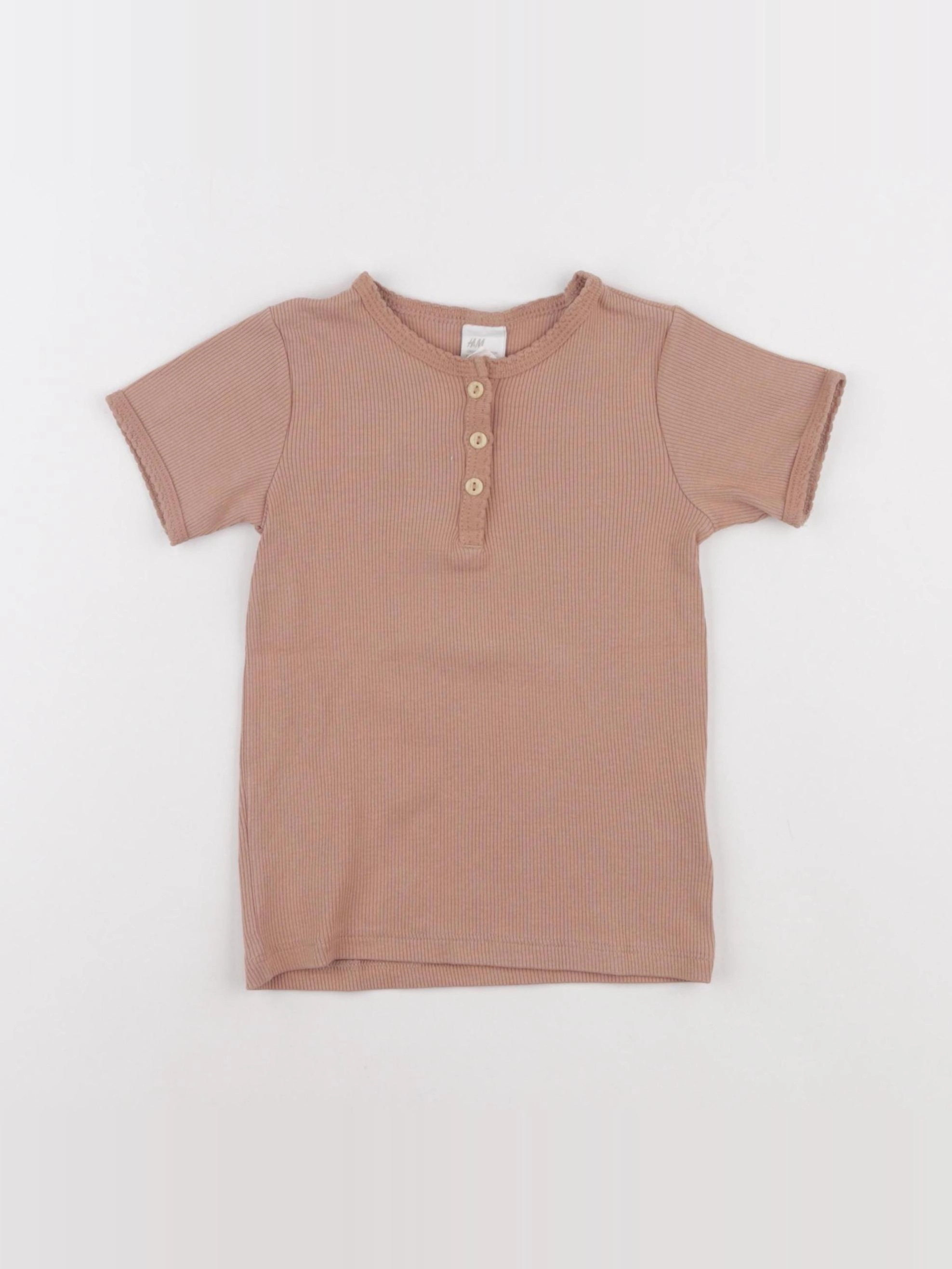 H&M - tee-shirt marron - 18/24 mois